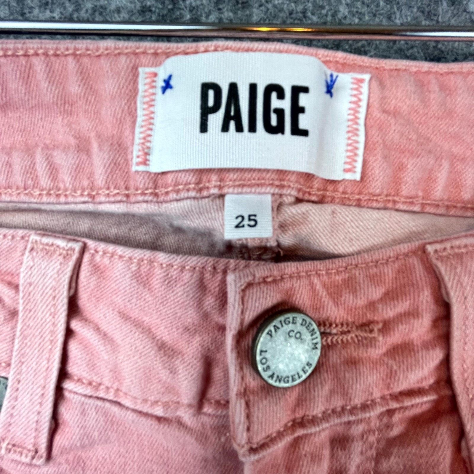 Paige Paige Jeans Womens 25 Pink Verdugo Ultra Skinny Pastel Size 25" / US 0 / IT 36 - 3 Thumbnail