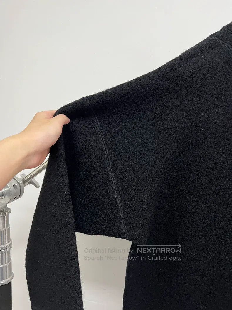 Issey Miyake Issey Miyake Black Double-Faced Fleece Wool Coat Size US M / EU 48-50 / 2 - 8 Thumbnail