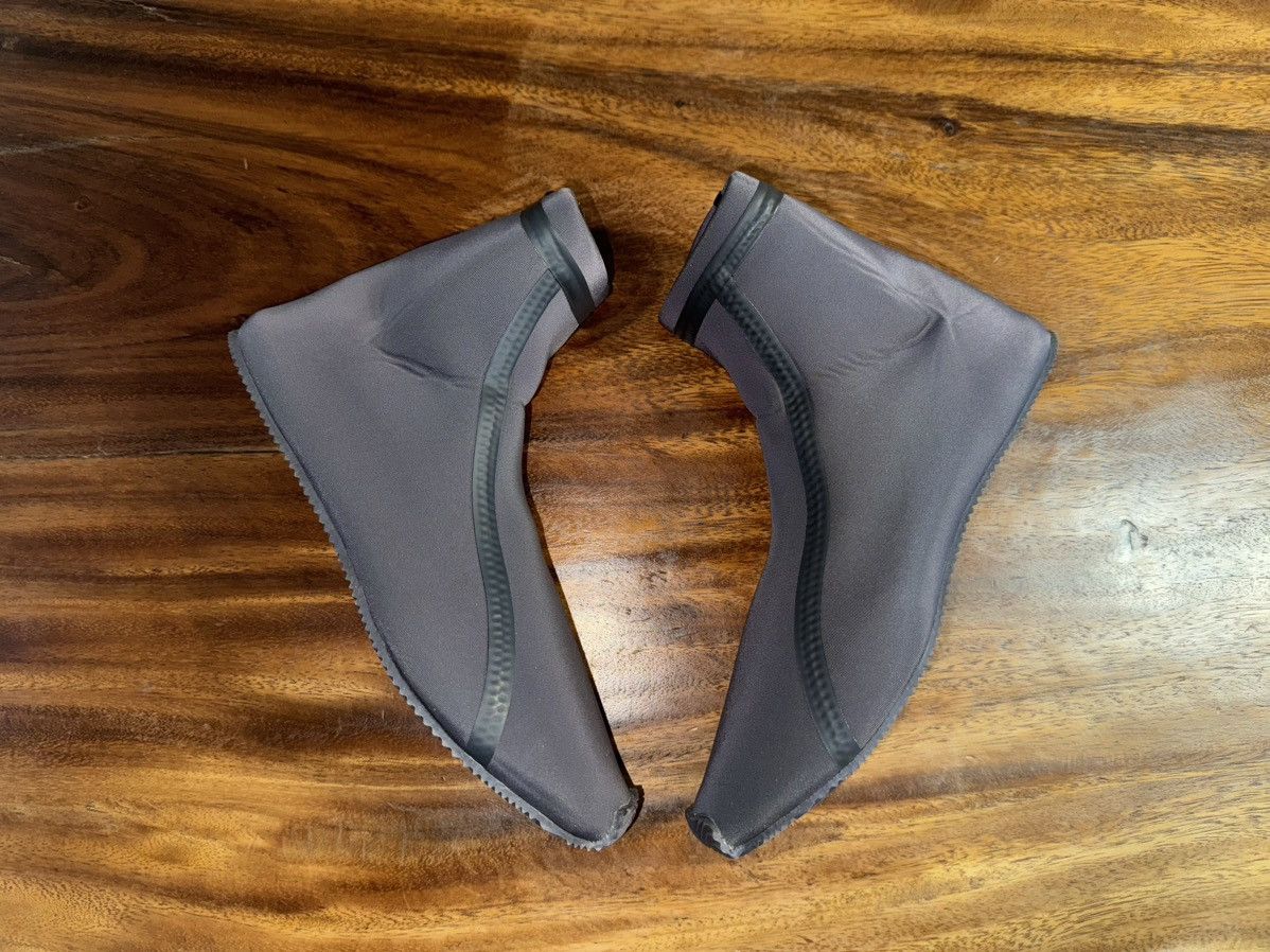 image of Adidas x Kanye West Sample Yeezy Coachella Scuba Black Shoes in Black Grey, Men's (Size 8)