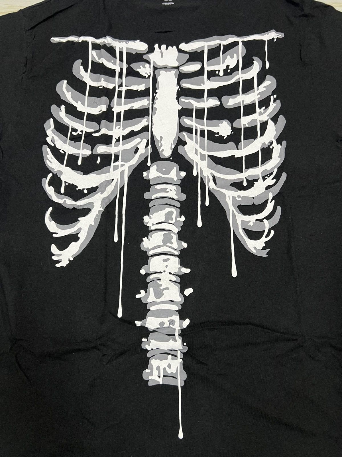 Other Skeleton Rib Cage And Spine Art Black T-shirt Size US L / EU 52-54 / 3 - 2 Thumbnail