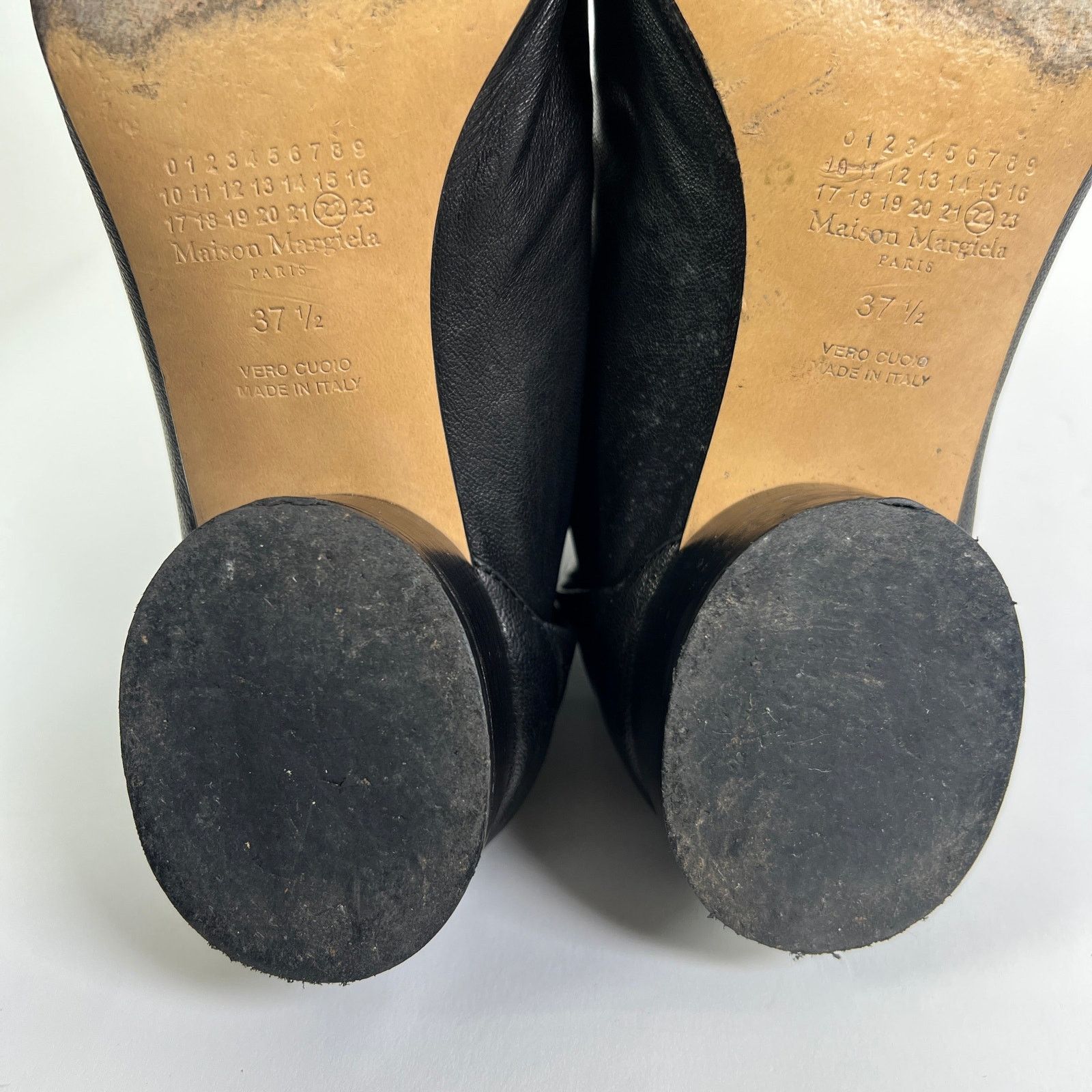 Maison Margiela Maison Margiela Leather Tabi Boots Size US 5.5 / IT 35.5 - 10 Thumbnail