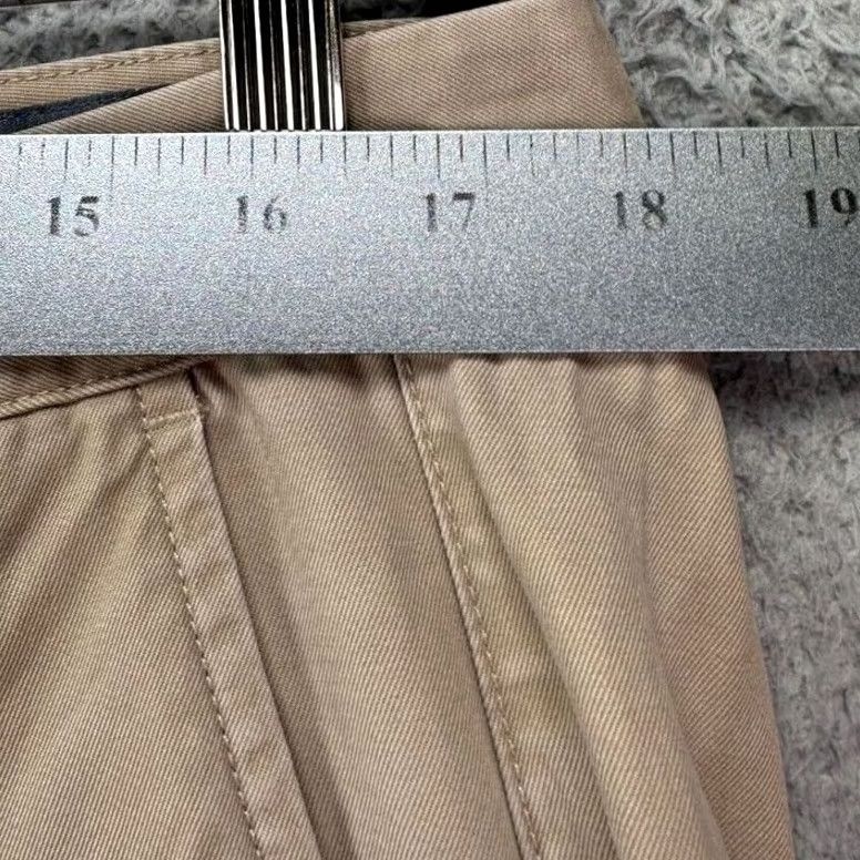 Bonobos Bonobos Khakis Pants Mens 35X32 Beige Stretch Chino Flat Front Casual Pocket(Front) w/ Button Zip Size US 35 - 5 Thumbnail