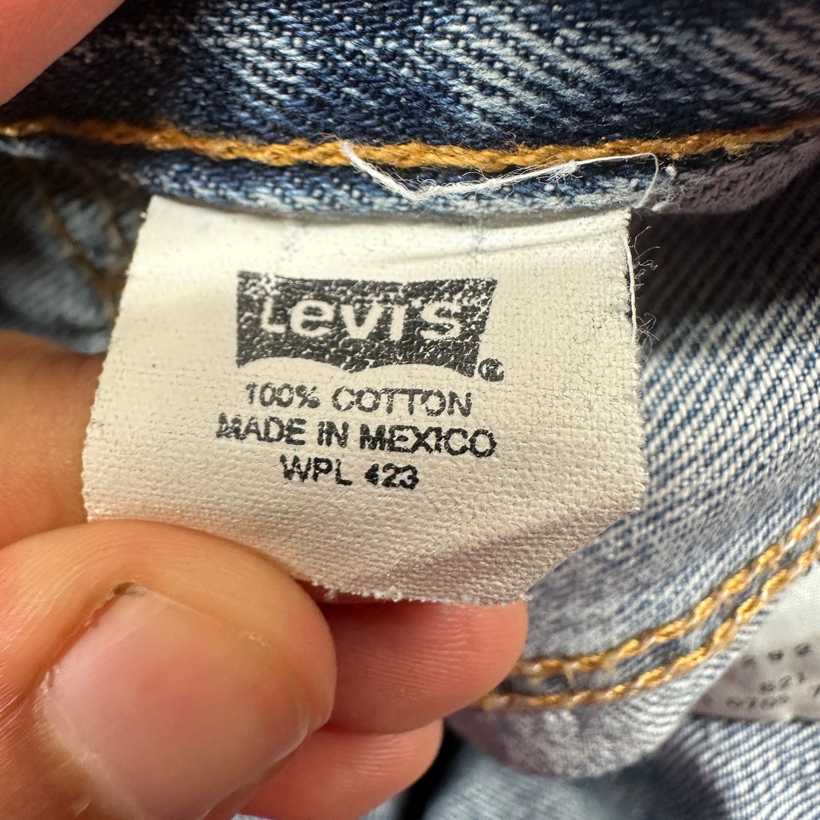 Levi's VTG Levis 501 XX Button Fly Jeans Mens 36x32 Blue Mexico Size US 36 / EU 52 - 12 Thumbnail