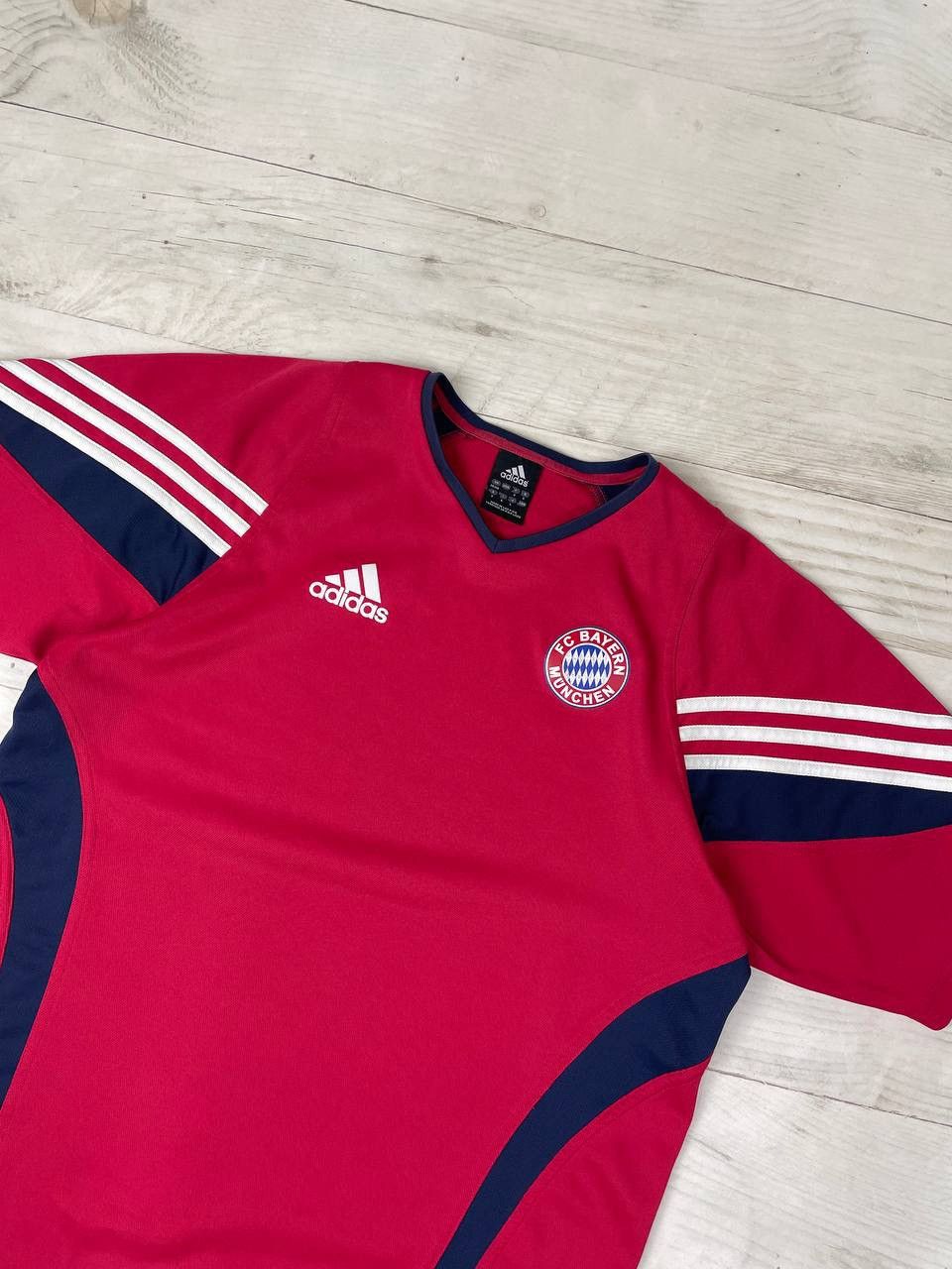 Adidas Adidas Bayern Munich 2003 2004 Training Shirt Soccer Jersey Size US M / EU 48-50 / 2 - 2 Thumbnail