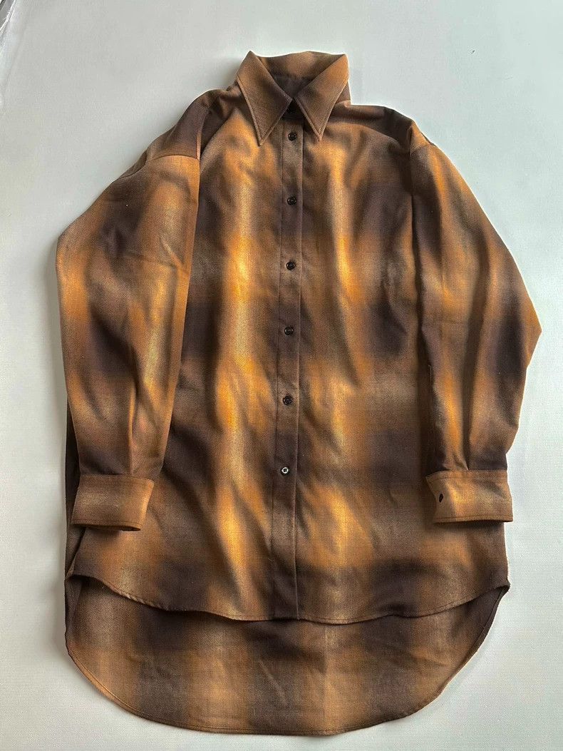 Maison Margiela 24AW dizzy plaid shirt