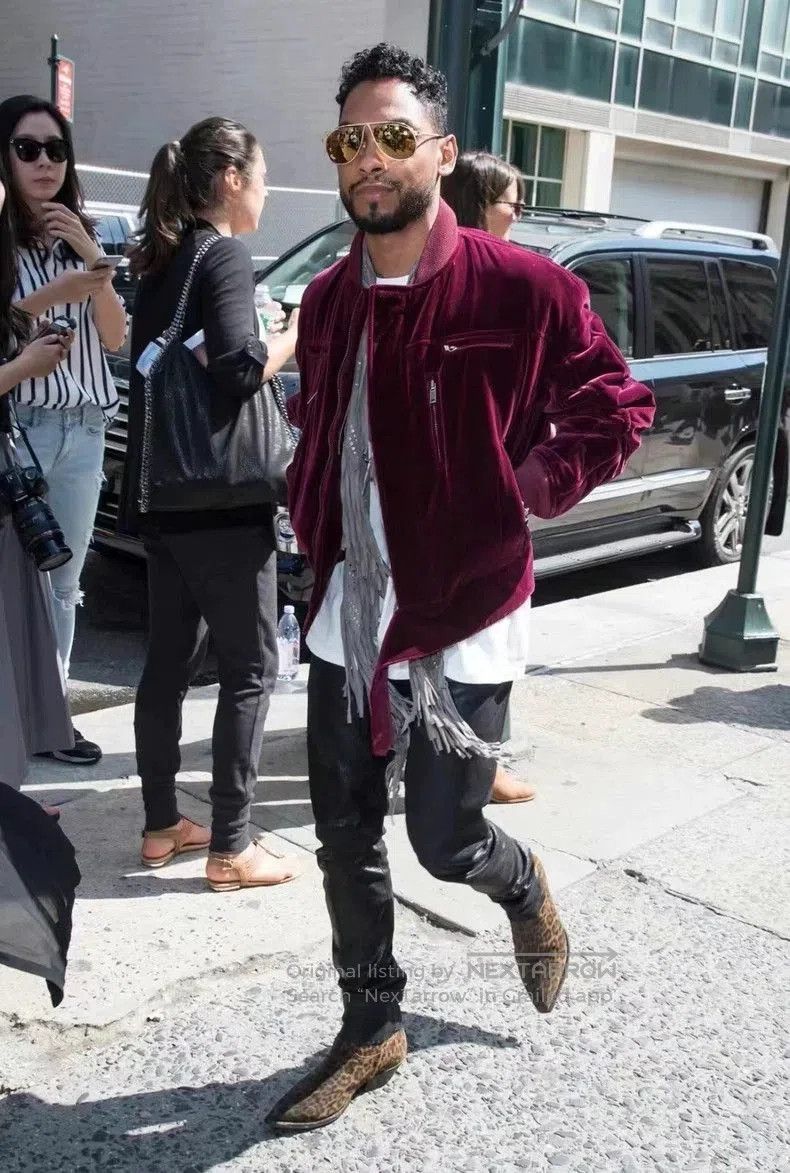 Haider Ackermann Haider Ackermann Red Velvet Bomber Jacket. Size US M / EU 48-50 / 2 - 5 Thumbnail