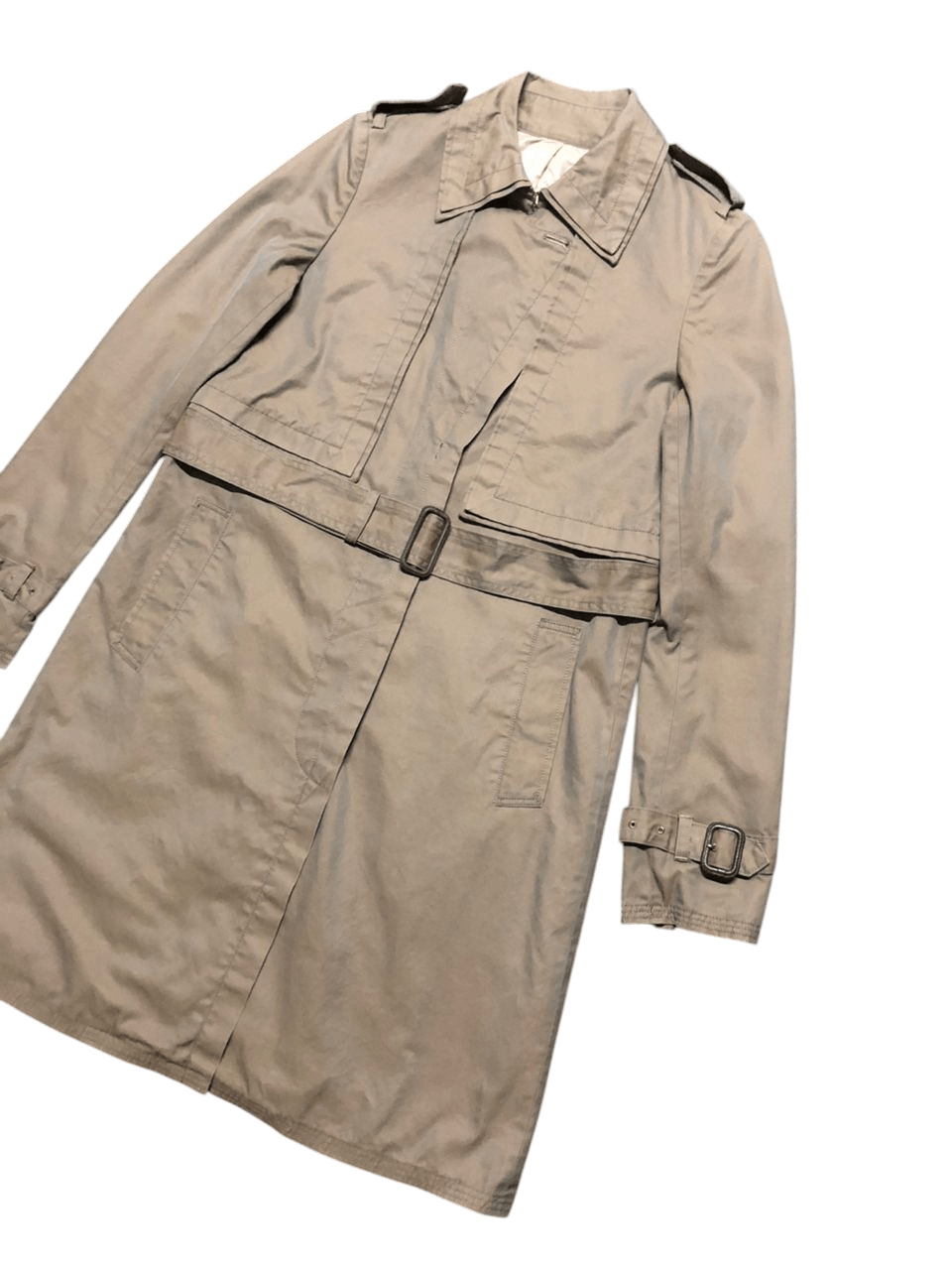Maison MIHARA YASUHIRO Miharayasuhiro Double Collered Belted Glossy Coat SAMPLE Size S / US 4 / IT 40 - 6 Thumbnail