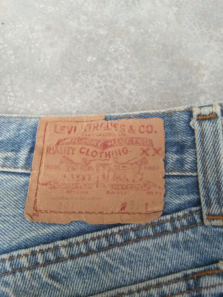 Levi's × Vintage 80s Vintage Levis 501 Made In USA Distressed Jeans 29x30 Size US 29 - 8 Thumbnail