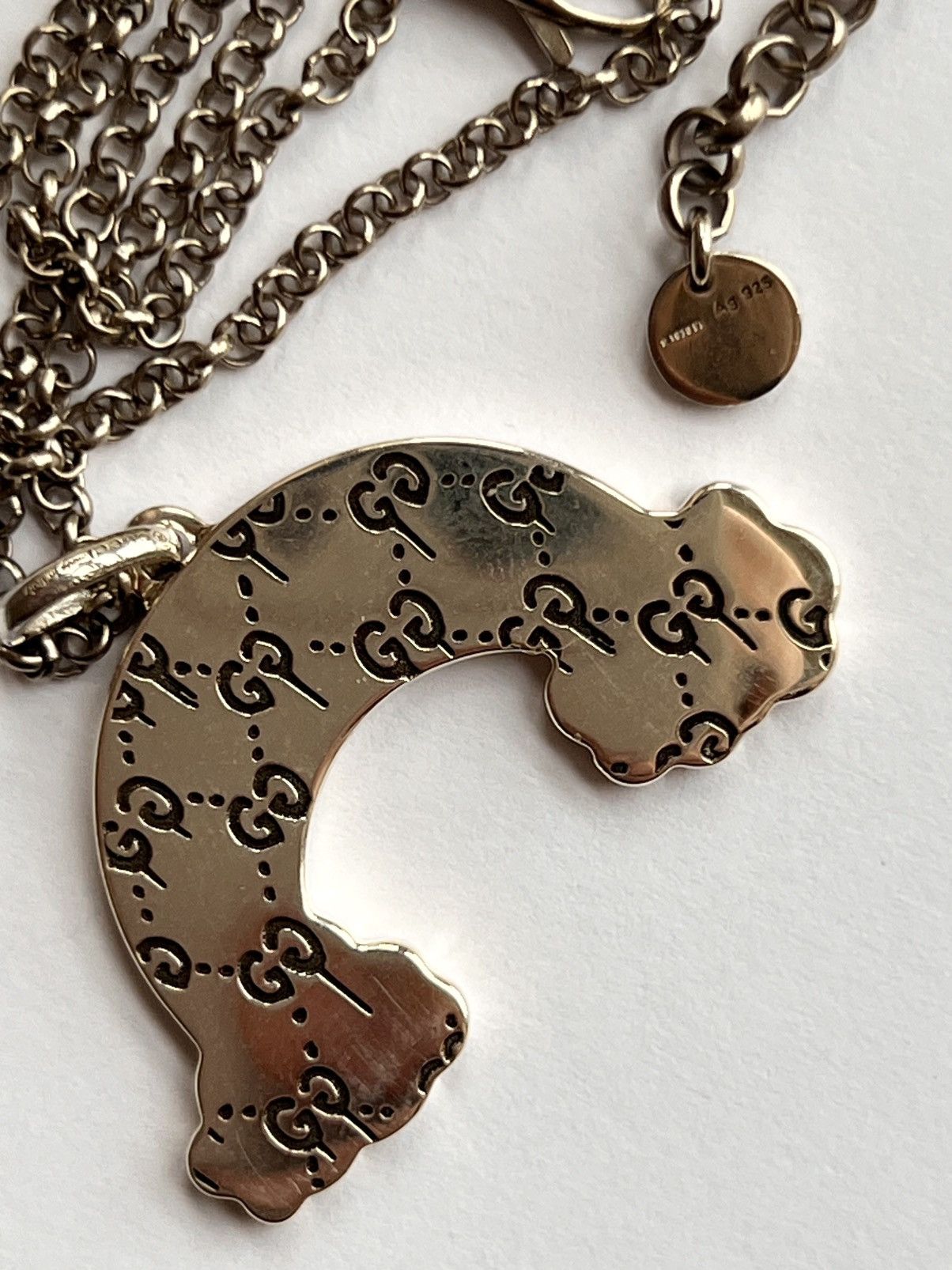 Gucci Gucci Ghost Rainbow Pendant Necklace skull jewelry silver Size ONE SIZE - 10 Thumbnail