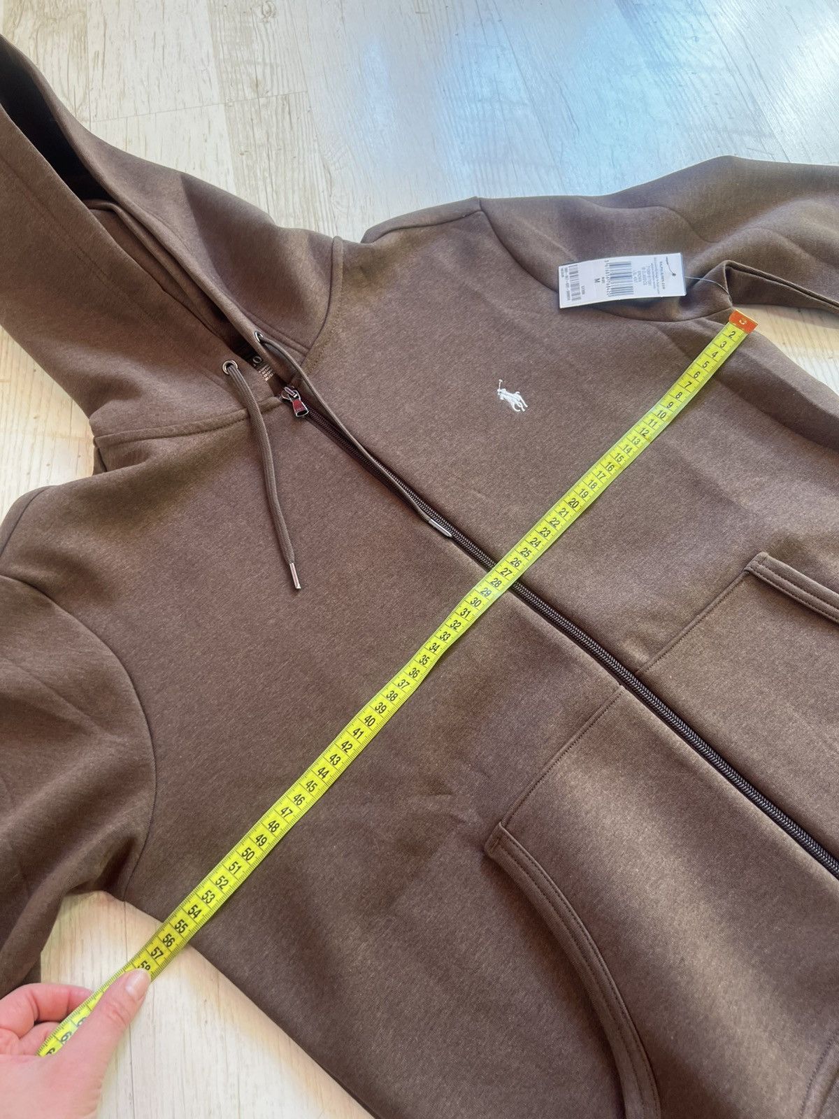 Polo Ralph Lauren Polo Ralph Lauren Brown Zip Hoodie Sweatshirt Size M Size US M / EU 48-50 / 2 - 15 Thumbnail