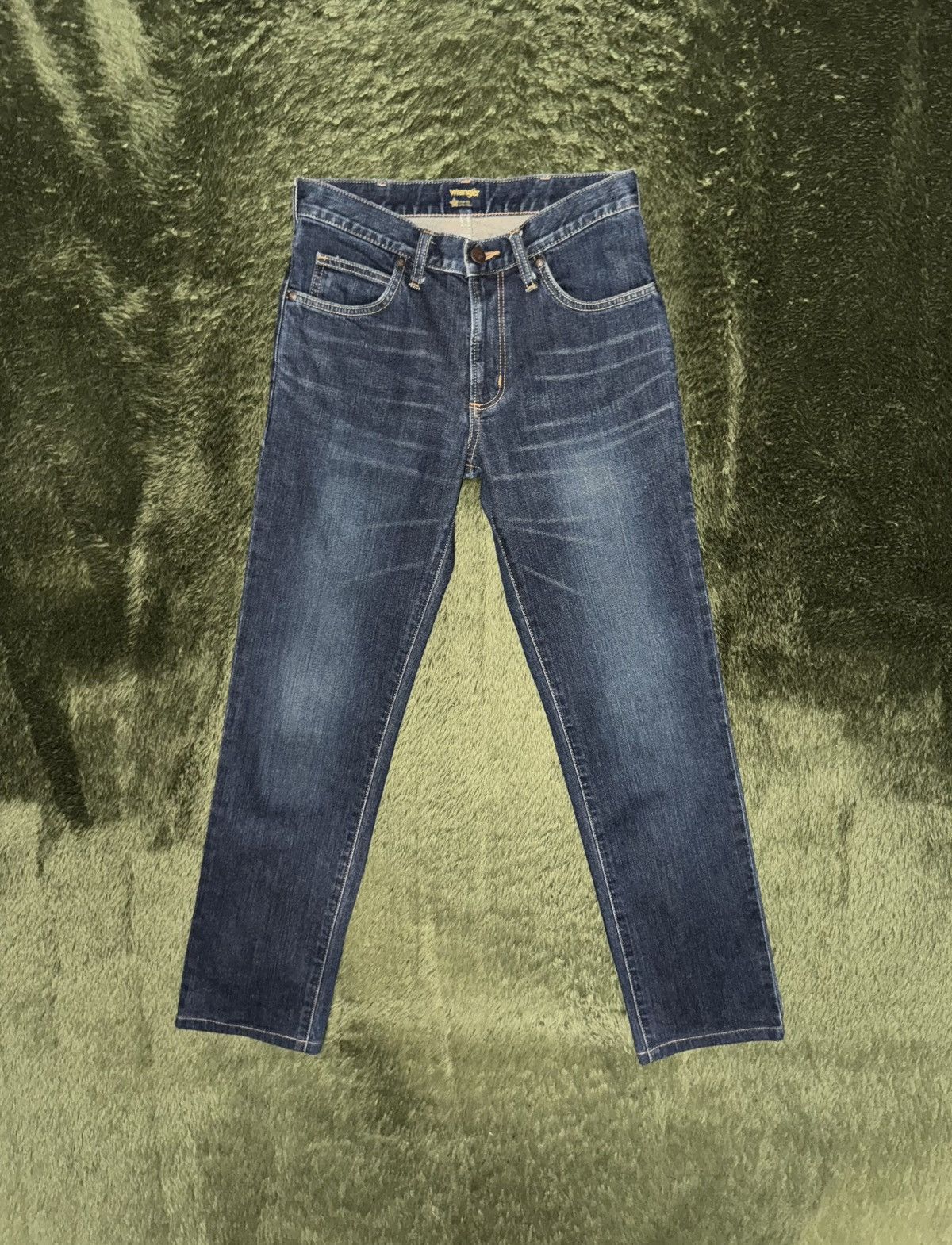 Wrangler [28] Wrangler Japan Vintage-Washed Denim Pants Indigo Size US 28 / EU 44 - 1 Thumbnail