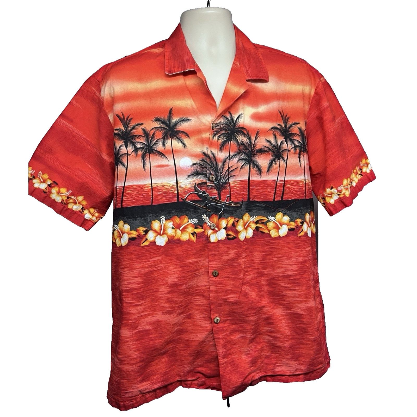 Vintage Winnie Fashion Vintage Hawaiian Button Up Shirt XL Pocket Size US XL / EU 56 / 4 - 1 Thumbnail