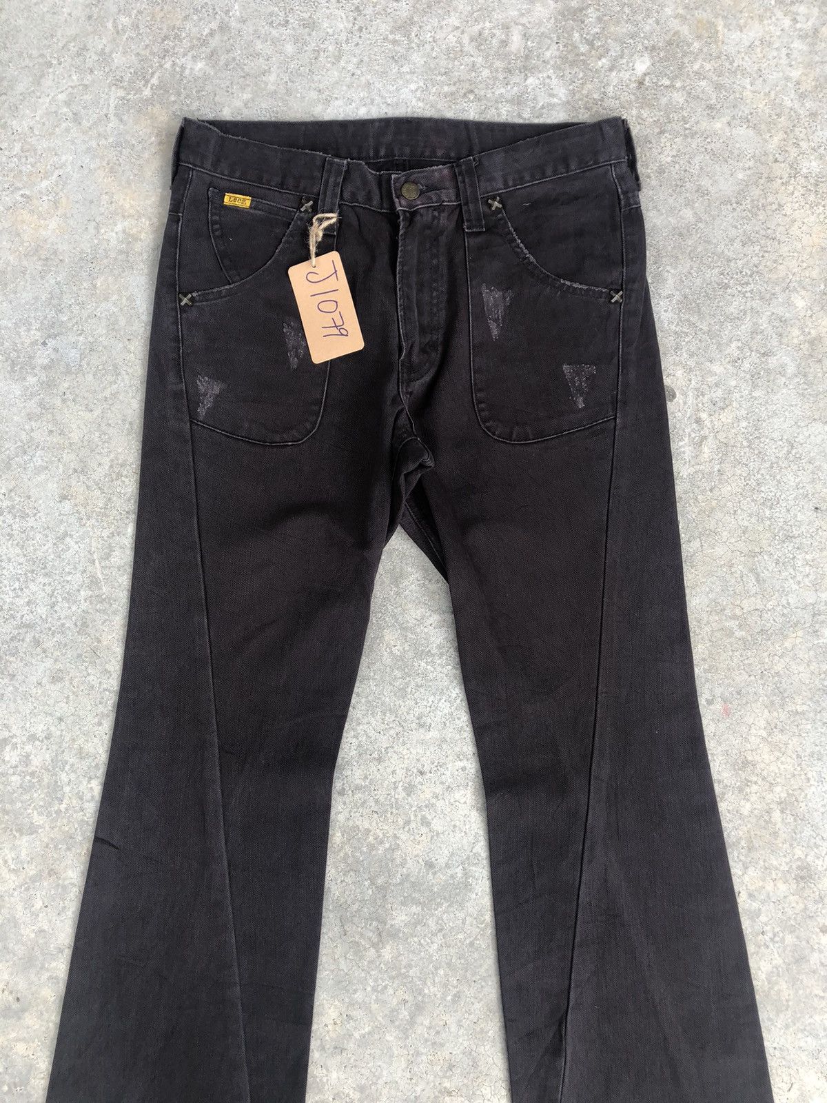 Lee Japanese Lee Flared Jeans Distressed Jeans Size US 32 / EU 48 - 3 Thumbnail