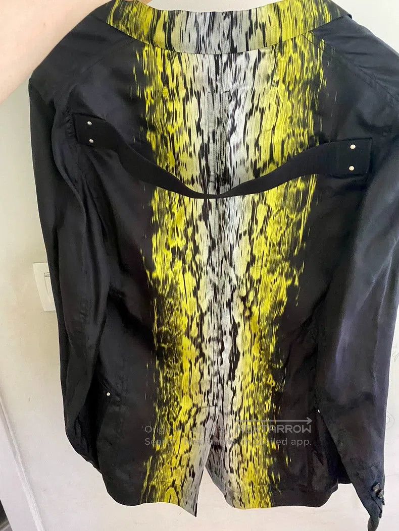 Rick Owens Rick Owens Size 46 Cupro summer ultra-thin back printed sui Size US S / EU 44-46 / 1 - 8 Thumbnail