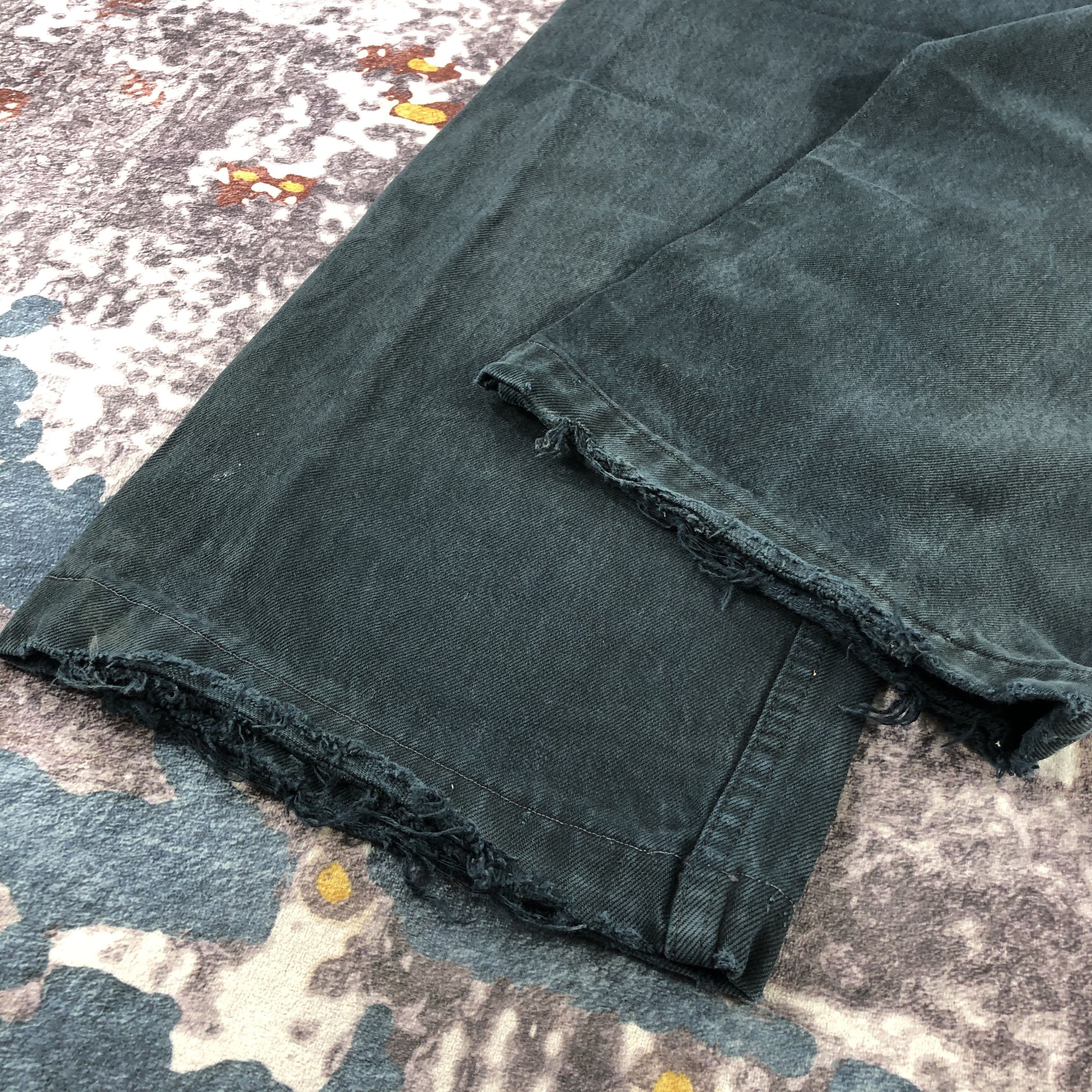 Levi's × Vintage Faded Black Levis 501 Jeans-JM2920 Size US 41 - 4 Thumbnail