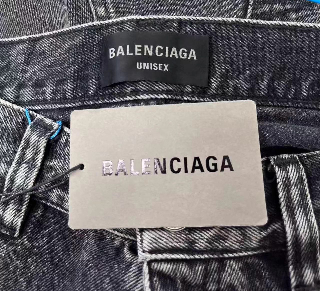 Balenciaga Balenciaga The Lost Tape Flare Jeans Men's Black S Size US 28 / EU 44 - 4 Thumbnail