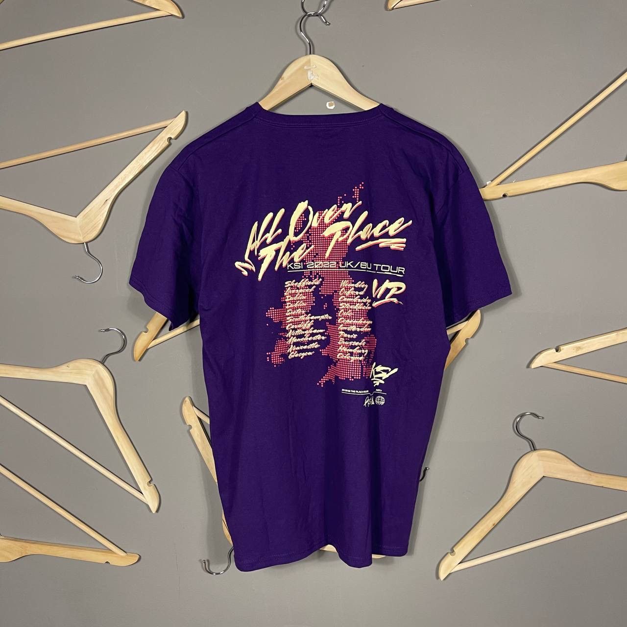 Band Tees × Vintage KSI VIP All Over The Place UK/EU tour Size US L / EU 52-54 / 3 - 2 Thumbnail