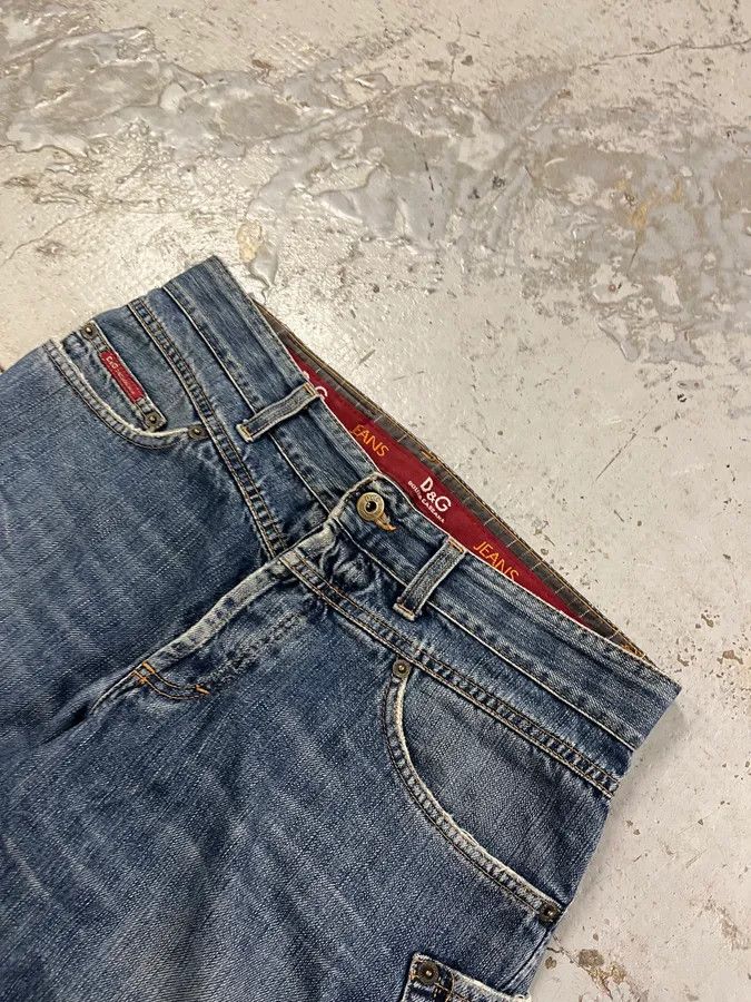 Dolce & Gabbana AW2003 Dolce & Gabbana Blue Cargo Jeans Size US 31 - 6 Thumbnail