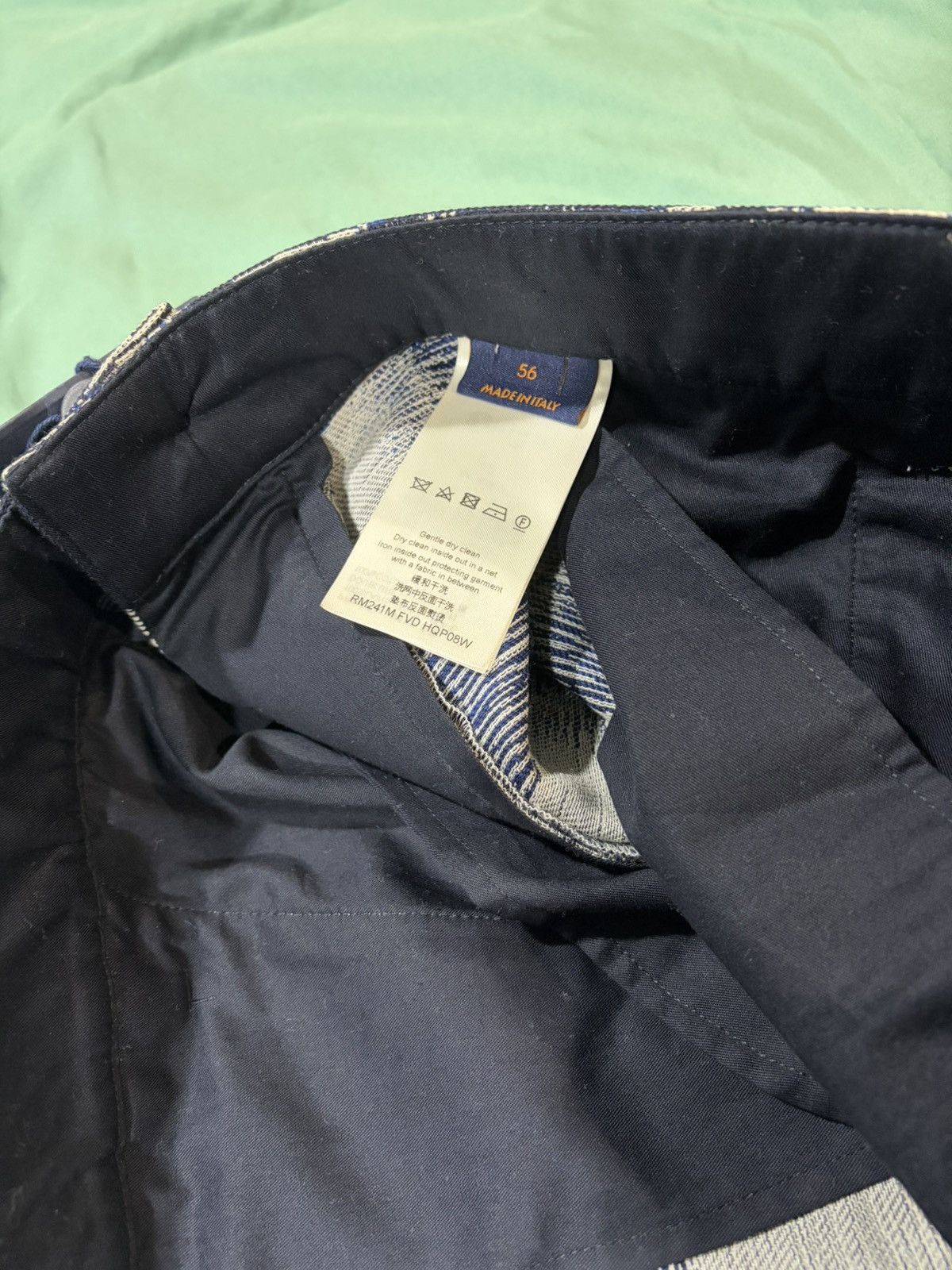 Louis Vuitton AUTHENTIC Damier Rush Workwear Wool Pants sz.56 Size US 40 / EU 56 - 5 Thumbnail
