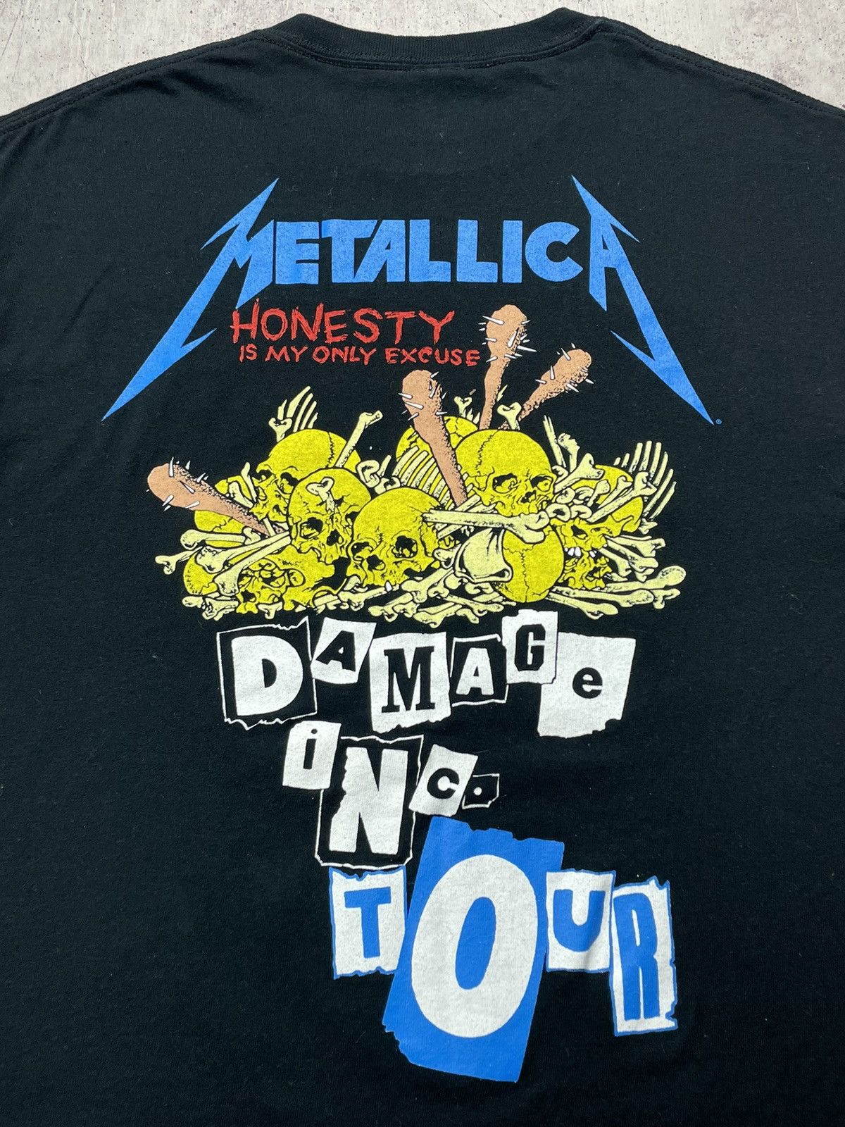 Band Tees × Metallica × Vintage Vintage Metallica Damage Inc Tour 2009 T-Shirt Size US M / EU 48-50 / 2 - 4 Thumbnail