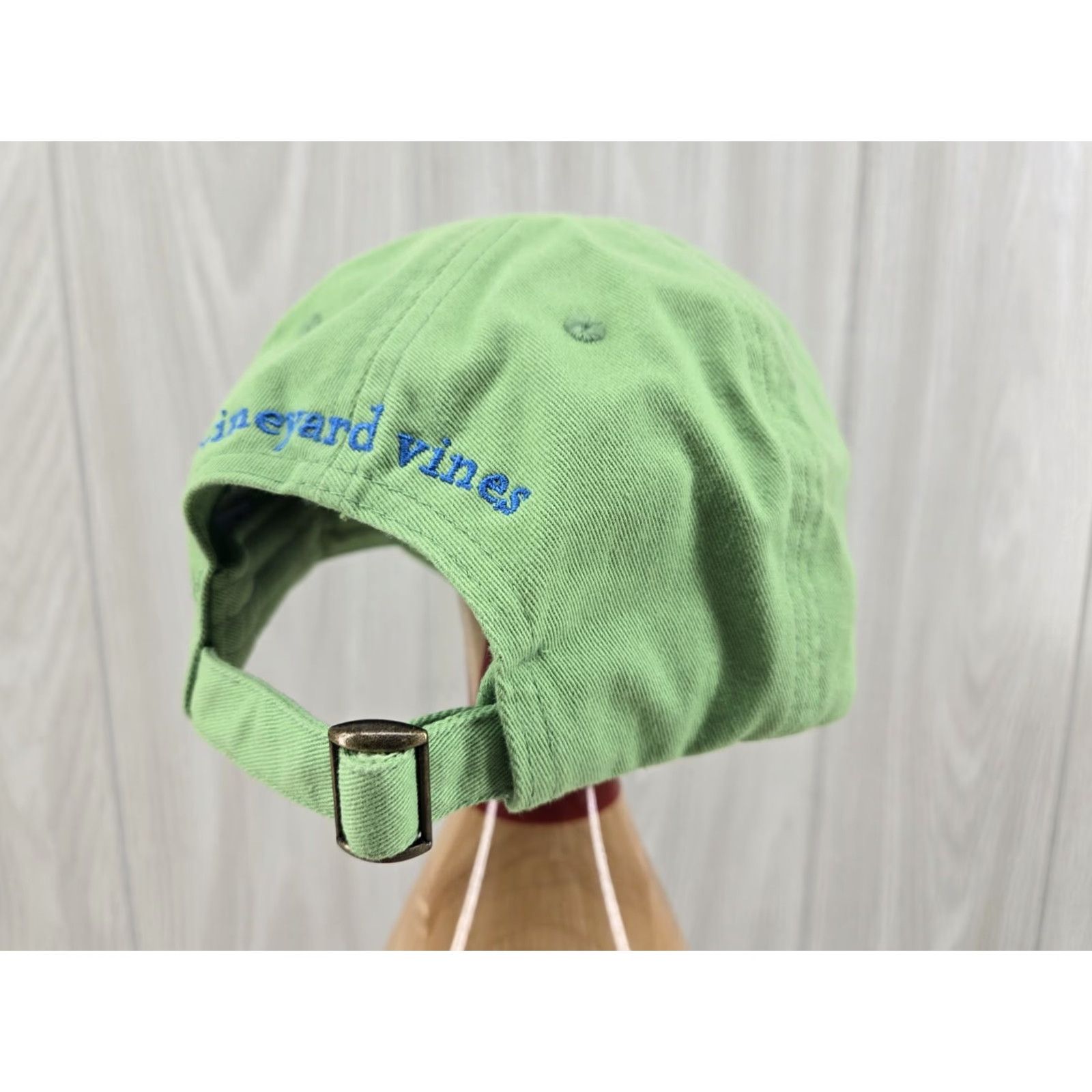 Vineyard Vines Vineyard Vines Hat Baseball Cap StrapBack Green Adjustable Whale Logo Unisex Adults Casual Adjustable Green Logo Baseball Cap Size ONE SIZE - 7 Thumbnail