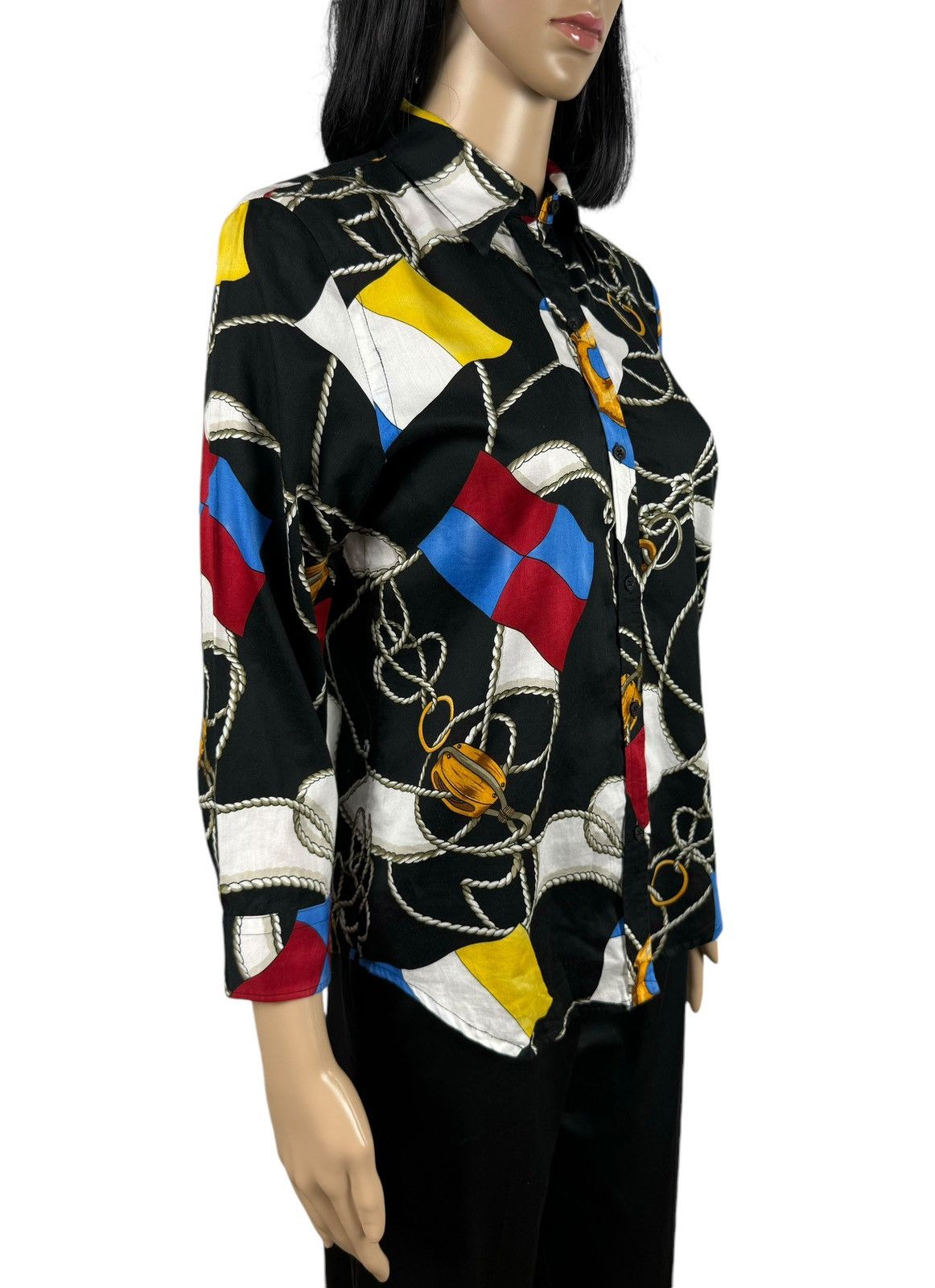 Lauren Ralph Lauren Rare Archive Ralph Lauren Nautical Rope Anchor Shirt Vintage Size M / US 6-8 / IT 42-44 - 3 Thumbnail