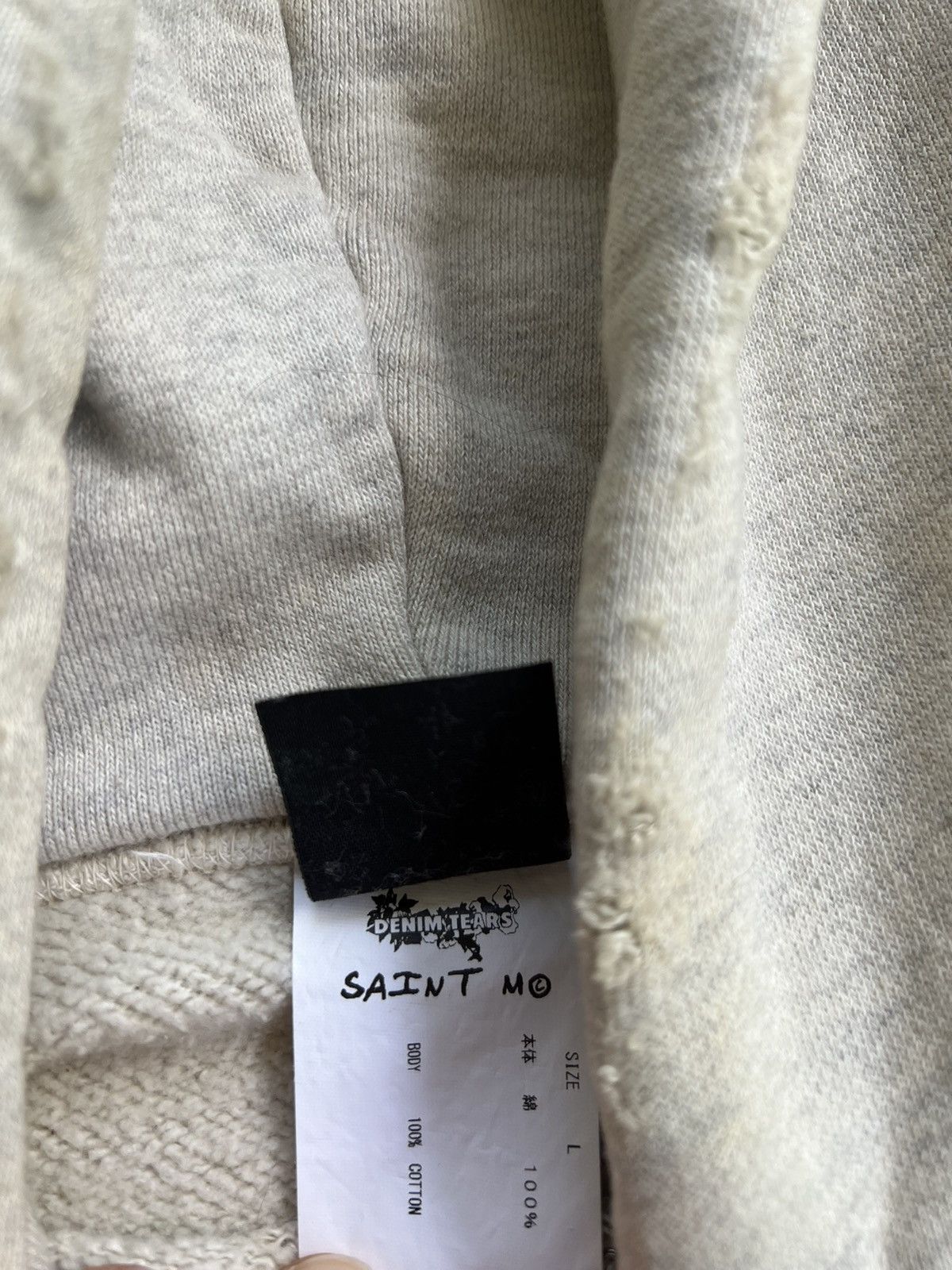 Saint Michael Saint Michael x Denim Tears Holy Grail Hoodie Size US L / EU 52-54 / 3 - 6 Thumbnail