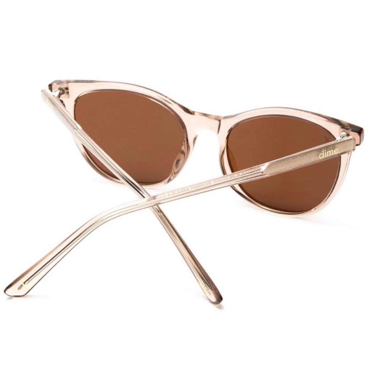 Dime Dime Optics Becky G The G Sunglasses Vintage Crystal/Brown Size ONE SIZE - 5 Thumbnail