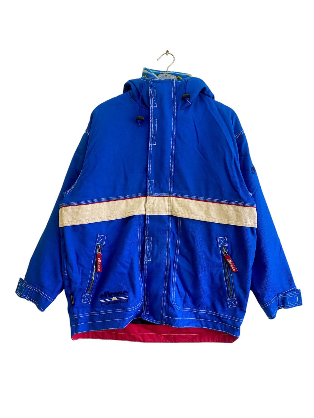 Descente × Ellesse × Goldwin Vintage 90s Ellesse Multi Function Gear Skii Jacket Size US S / EU 44-46 / 1 - 1 Thumbnail