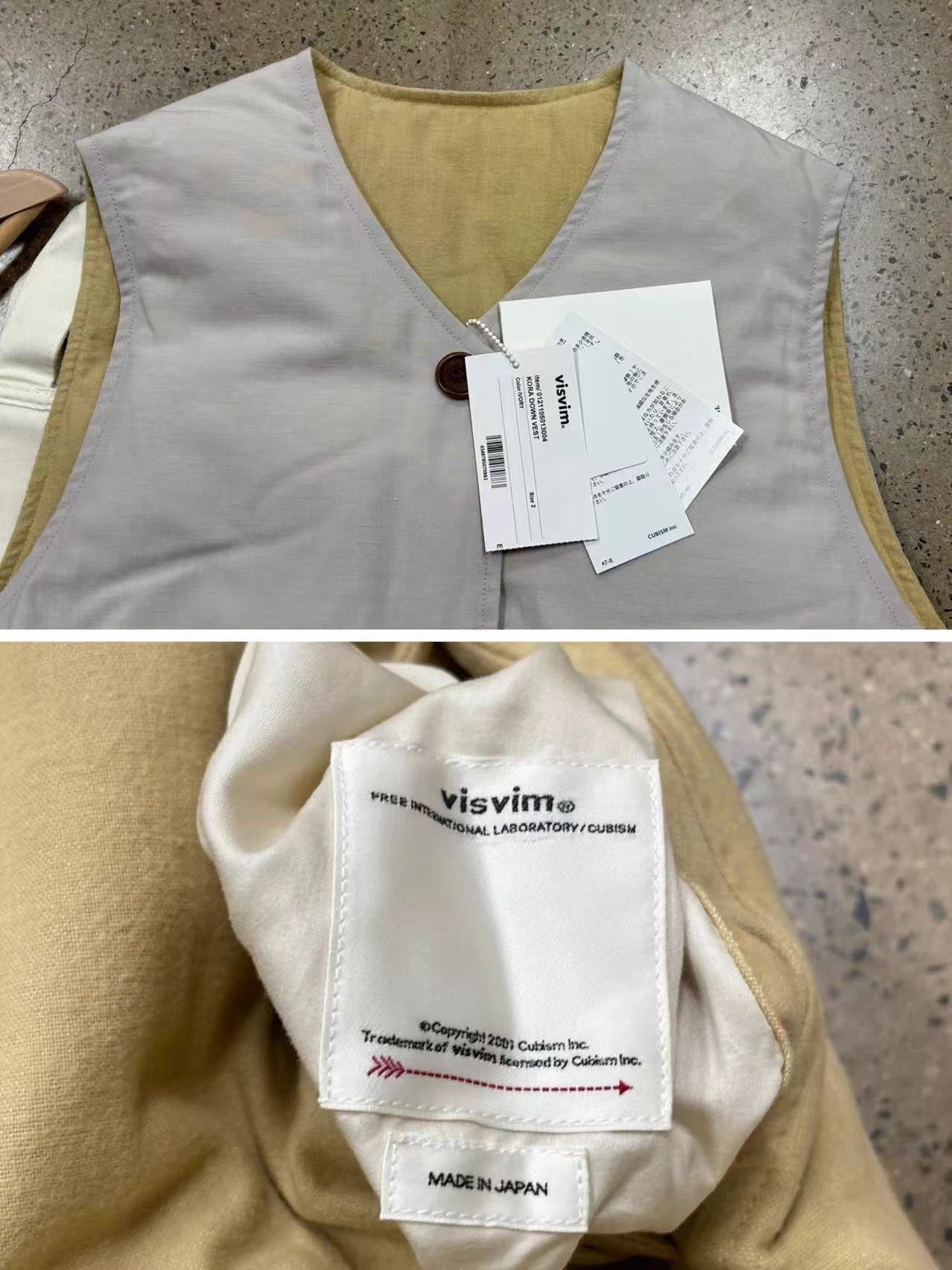 Visvim Visvim 21ss Kora 2-sided down vest 2 natural dyed Size US M / EU 48-50 / 2 - 5 Thumbnail