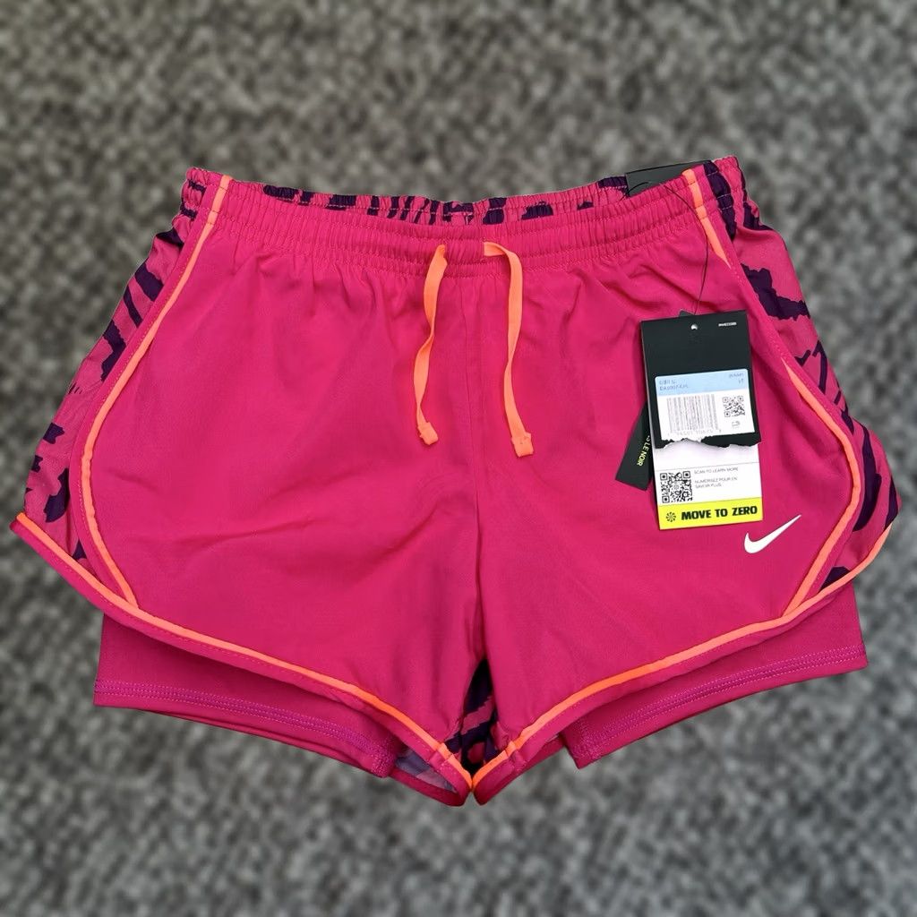 Nike Nike Shorts Girls M Pink DriFit Athletic Running New Size 32" / US 10 / IT 46 - 1 Thumbnail
