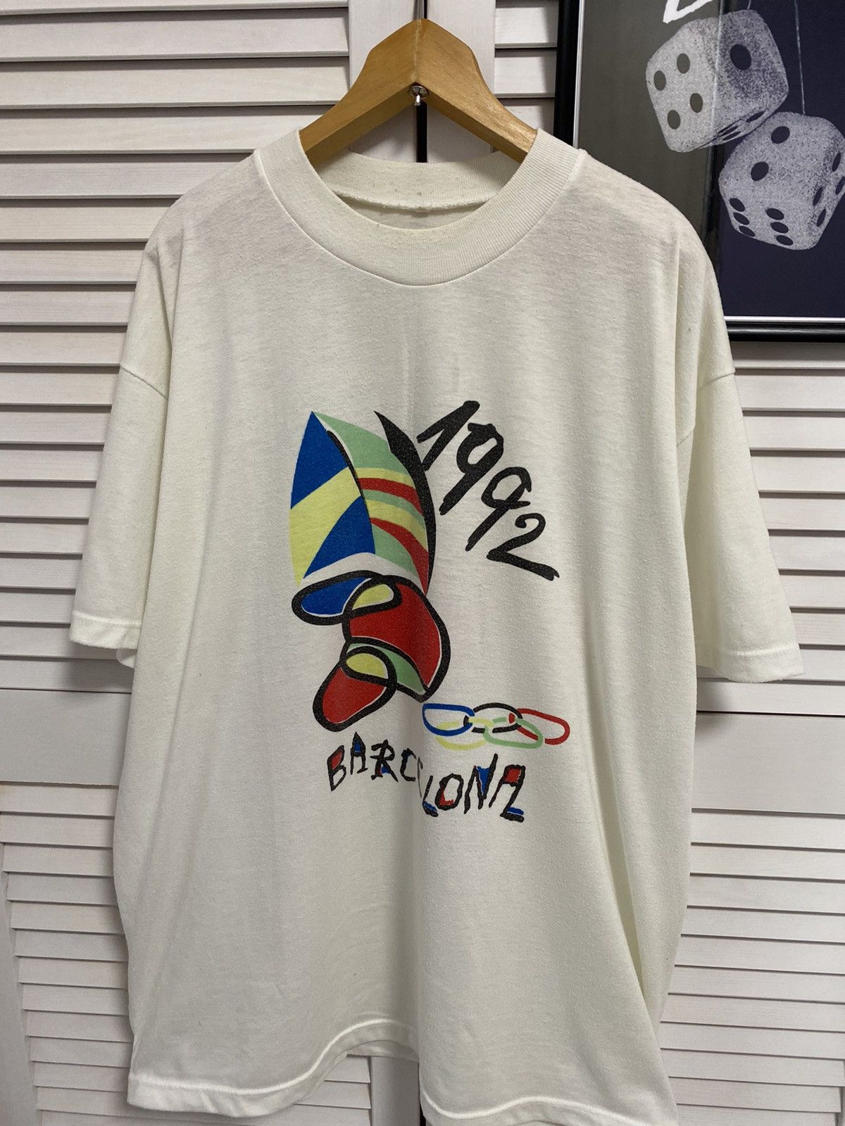 USA Olympics × Vintage Vintage T-Shirt Tee Barcelona 1992 Event Olympic Size US L / EU 52-54 / 3 - 2 Thumbnail