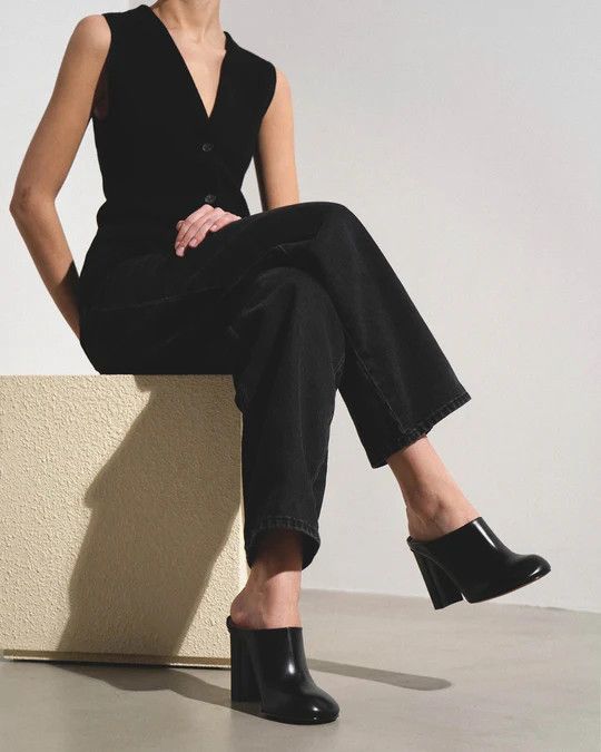 Alaia o1s22i1n0225 Babylon Mules in Black Size US 6 / IT 36 - 2 Thumbnail