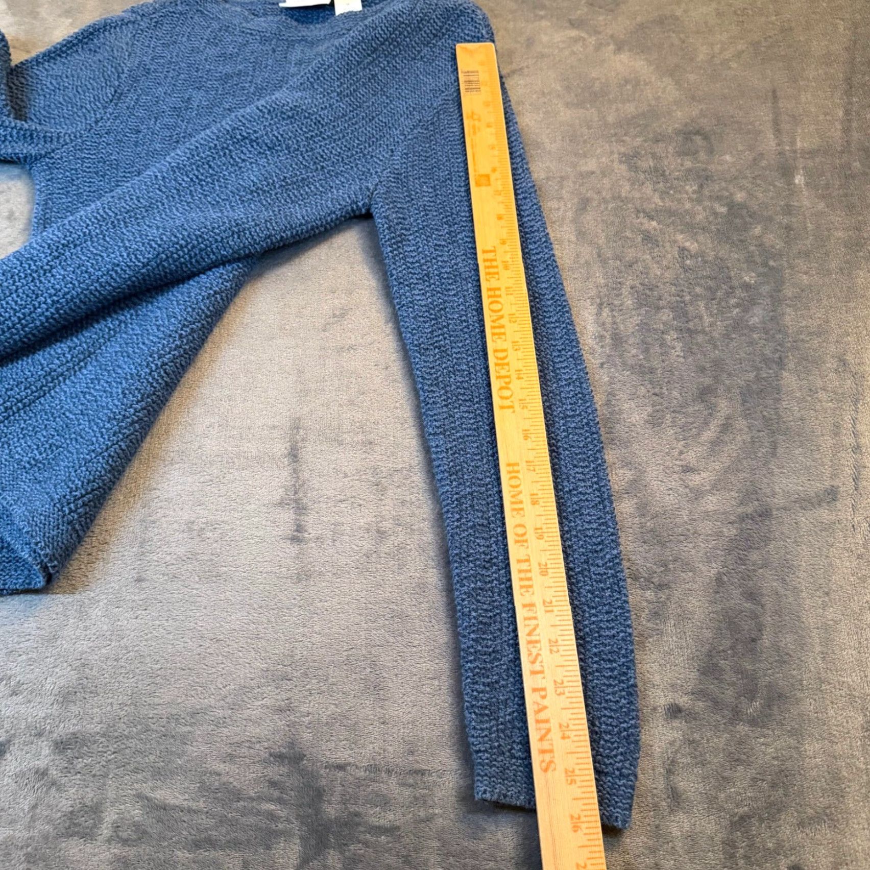 Liz Claiborne Liz Claiborne Lizwear Blue Textured Popcorn Knit Cotton Sweater Womens Medium Size M / US 6-8 / IT 42-44 - 6 Thumbnail