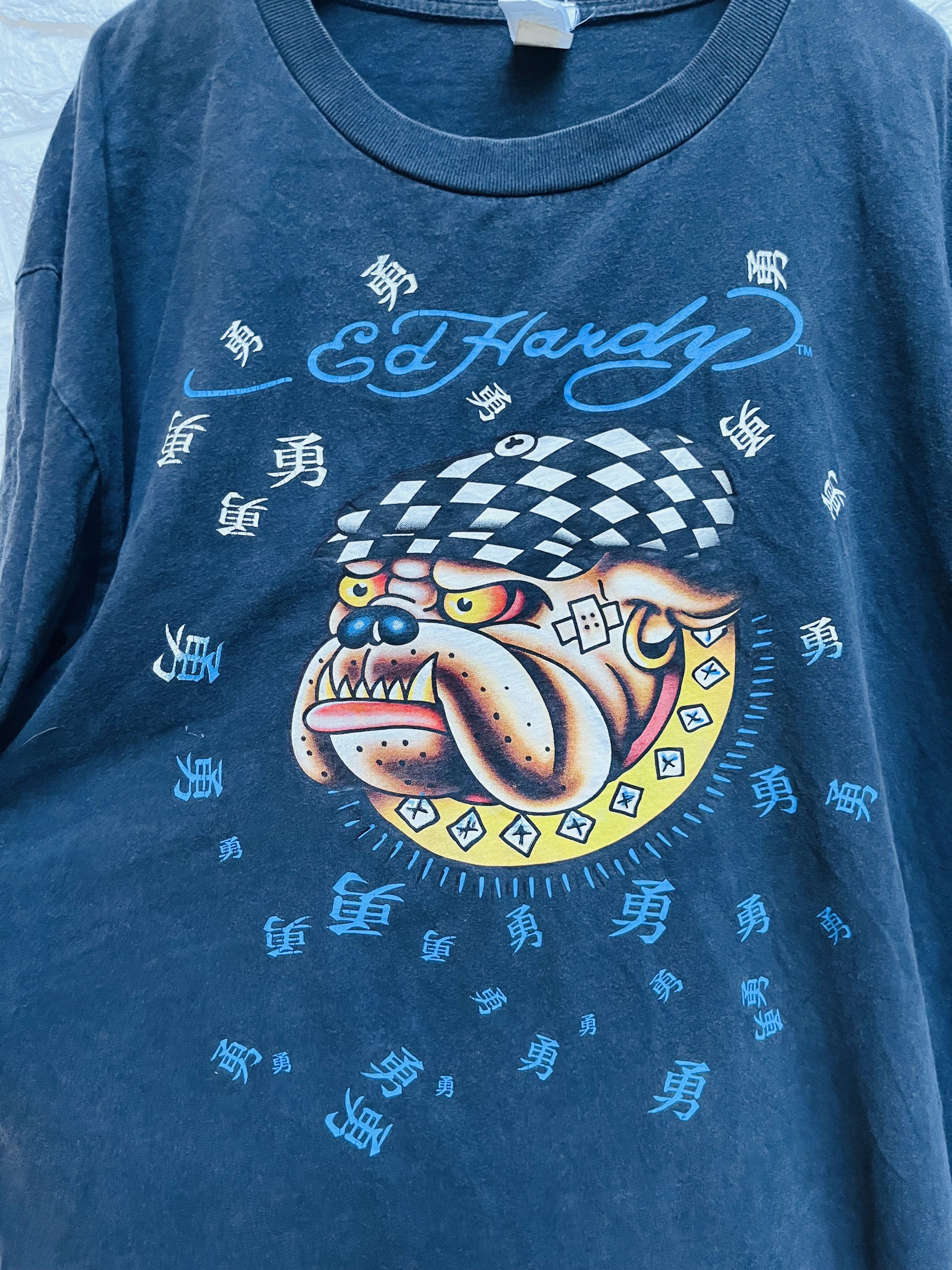 Ed Hardy Vintage Ed Hardy Japanese Hip Hop Fashion Style Size US XL / EU 56 / 4 - 6 Thumbnail