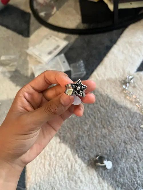 Other Simple Five-pointed Star Ring ( Size 7 to 12 ) Size ONE SIZE - 5 Thumbnail