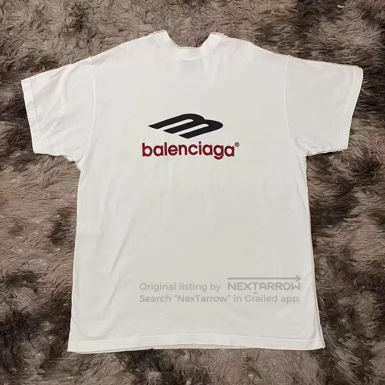 Balenciaga Balenciaga Patchwork fashionable phone short-sleeve Size US L / EU 52-54 / 3 - 2 Thumbnail