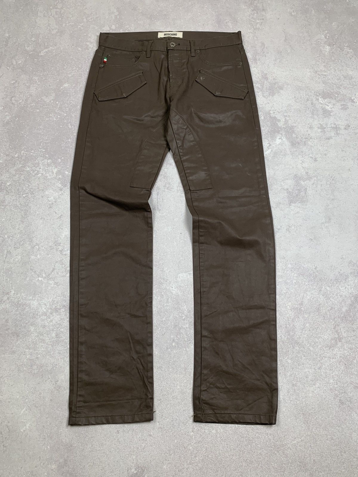 Moschino Moschino Archive Y2K Coated Pants Levi’s Engineered Vibe Size US 31 - 4 Thumbnail