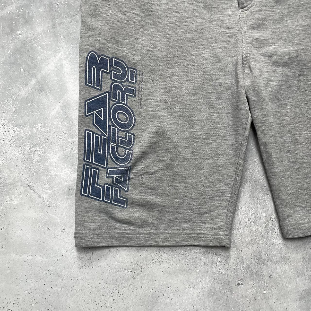 Band Tees × Vintage Vintage Fear Factory 1997 Blue Grape Sweat Shorts Gray Size US 36 / EU 52 - 2 Thumbnail