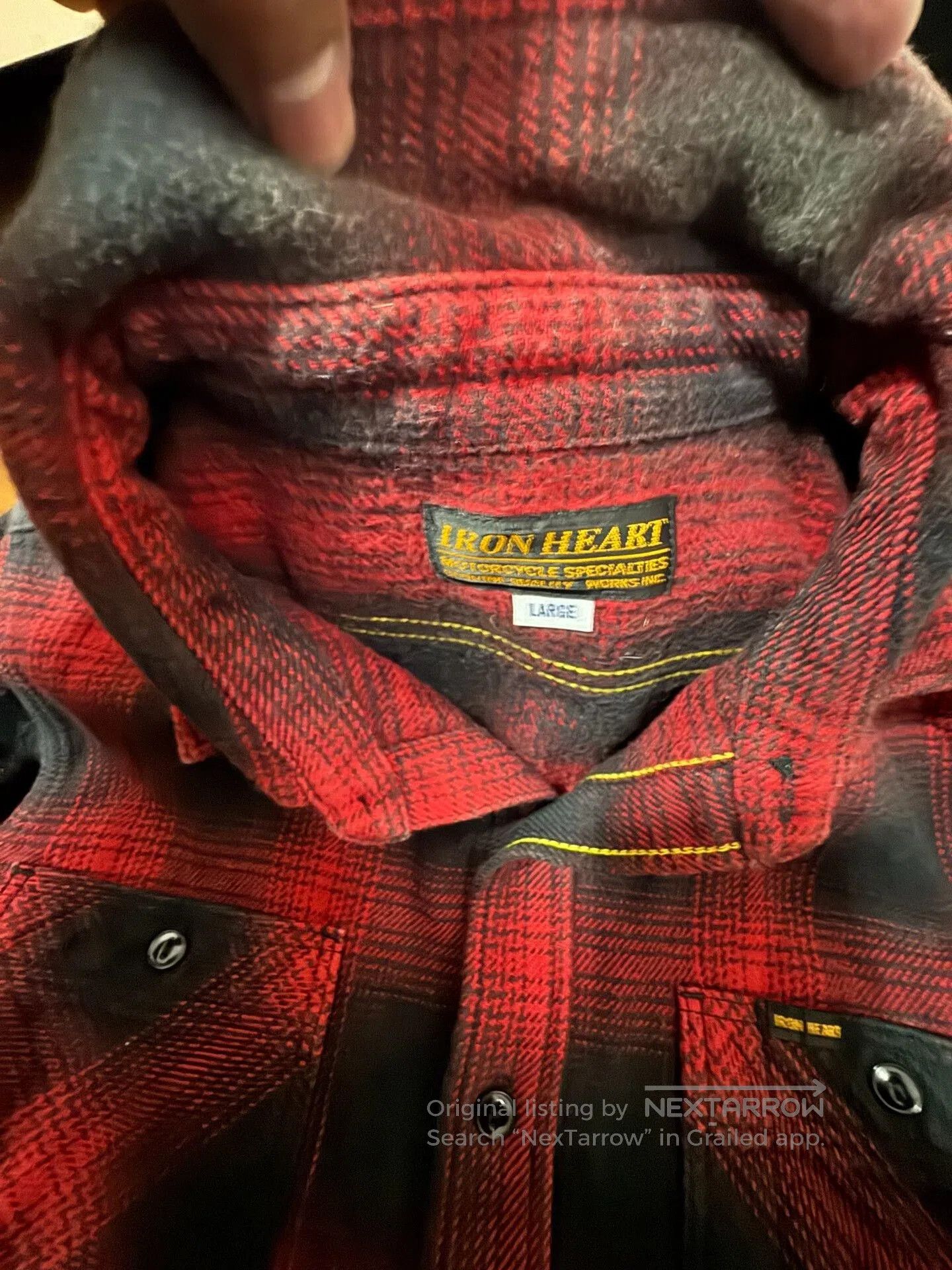Iron Heart Iron Heart Flannel Shirt Heavyweight 12oz. Size US L / EU 52-54 / 3 - 4 Thumbnail