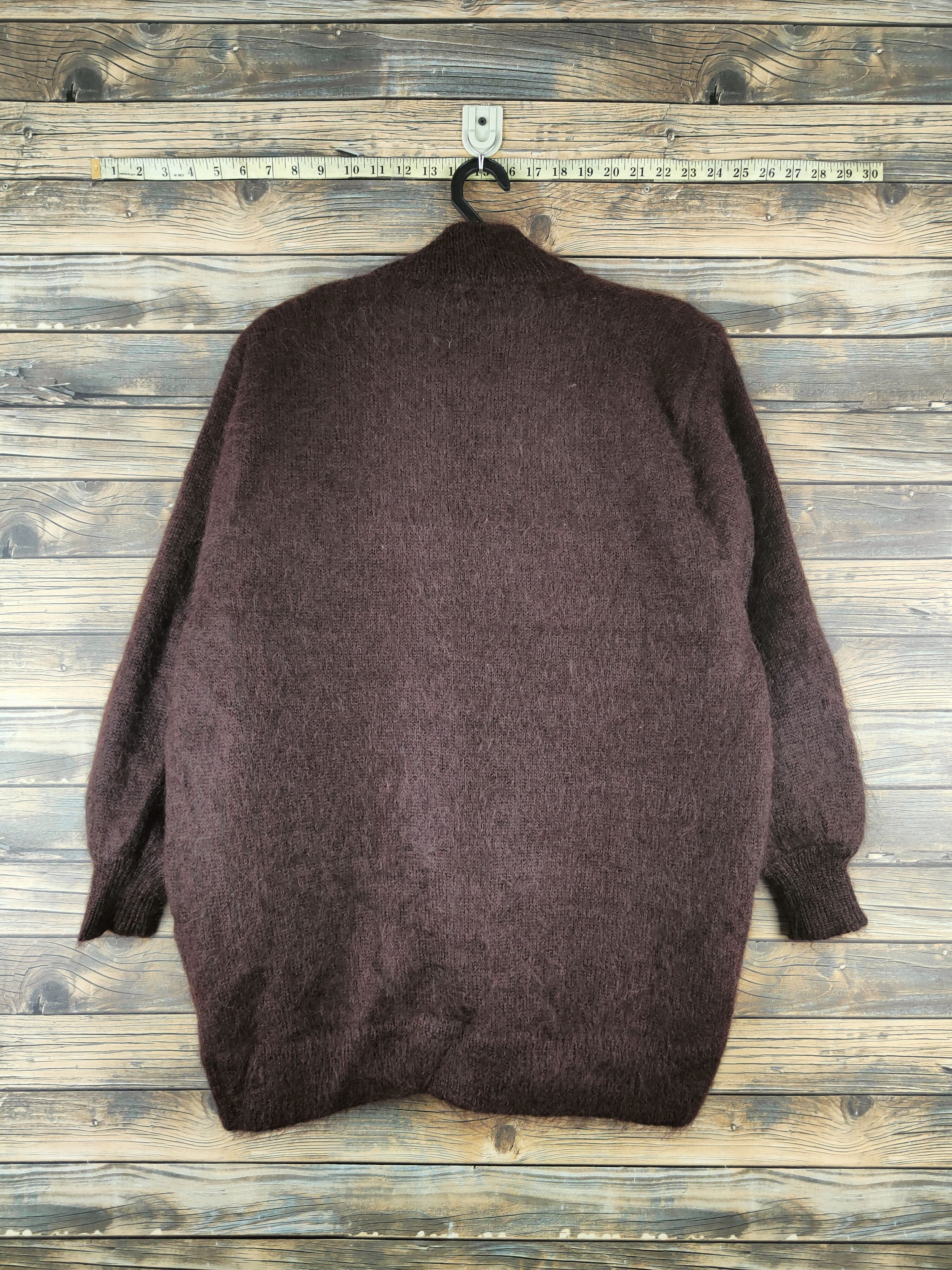 Japanese Brand DL J.Batik Brown Knitwear Sweaters #46-379 Size L / US 10 / IT 46 - 7 Thumbnail
