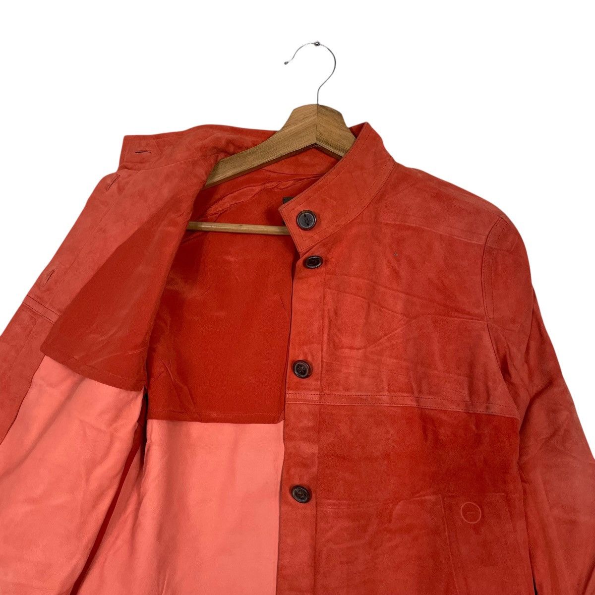 Loewe Loewe Orange Leather Jacket Size S / US 4 / IT 40 - 10 Thumbnail