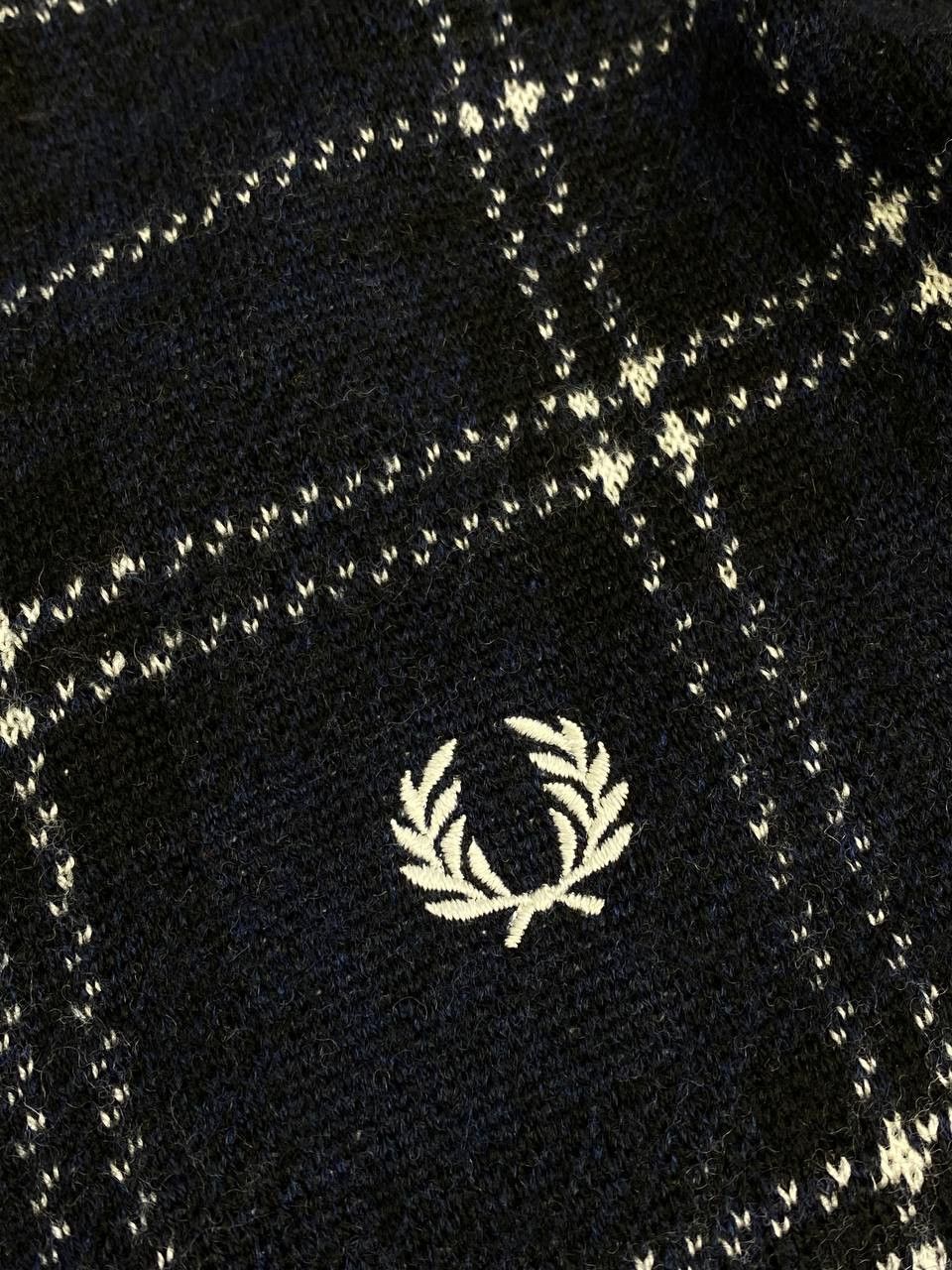 Fred Perry Fred Perry Merino Wool Check Cardigan Buttons Sweater Size M / US 6-8 / IT 42-44 - 8 Thumbnail