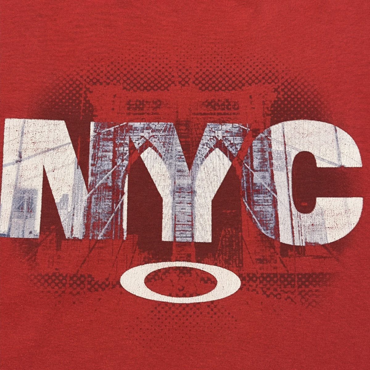 Oakley Oakley NYC New York City Cityscape Graphic Logo Tee Red Size US M / EU 48-50 / 2 - 4 Thumbnail