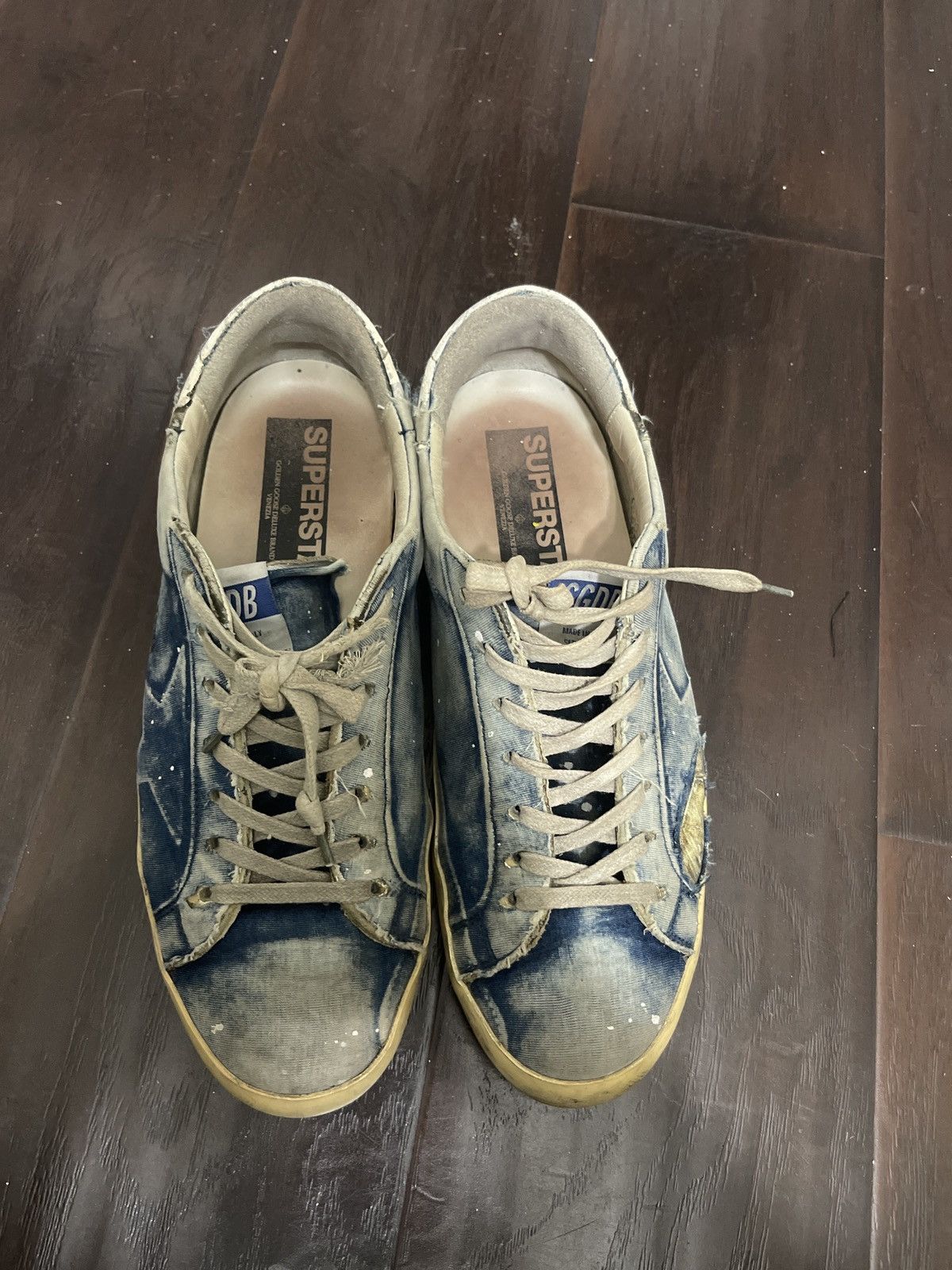 Golden Goose Golden goose superstar denim blue Size US 9 / EU 42 - 1 Thumbnail