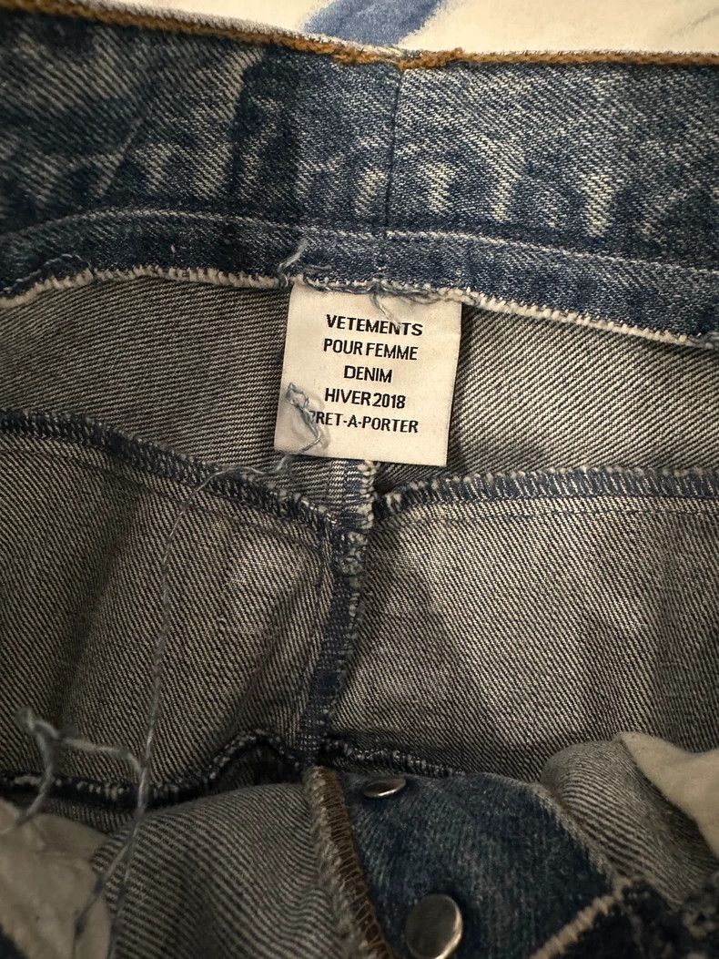 Vetements Vetements SizeXS Fully Printed Bullet Chat Jeans Size US 29 - 5 Thumbnail