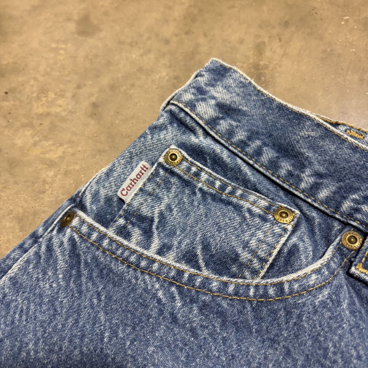 Carhartt Vintage Carhartt Denim Jeans Washed Faded B19 PRW Grunge Y2K Size US 33 - 6 Thumbnail