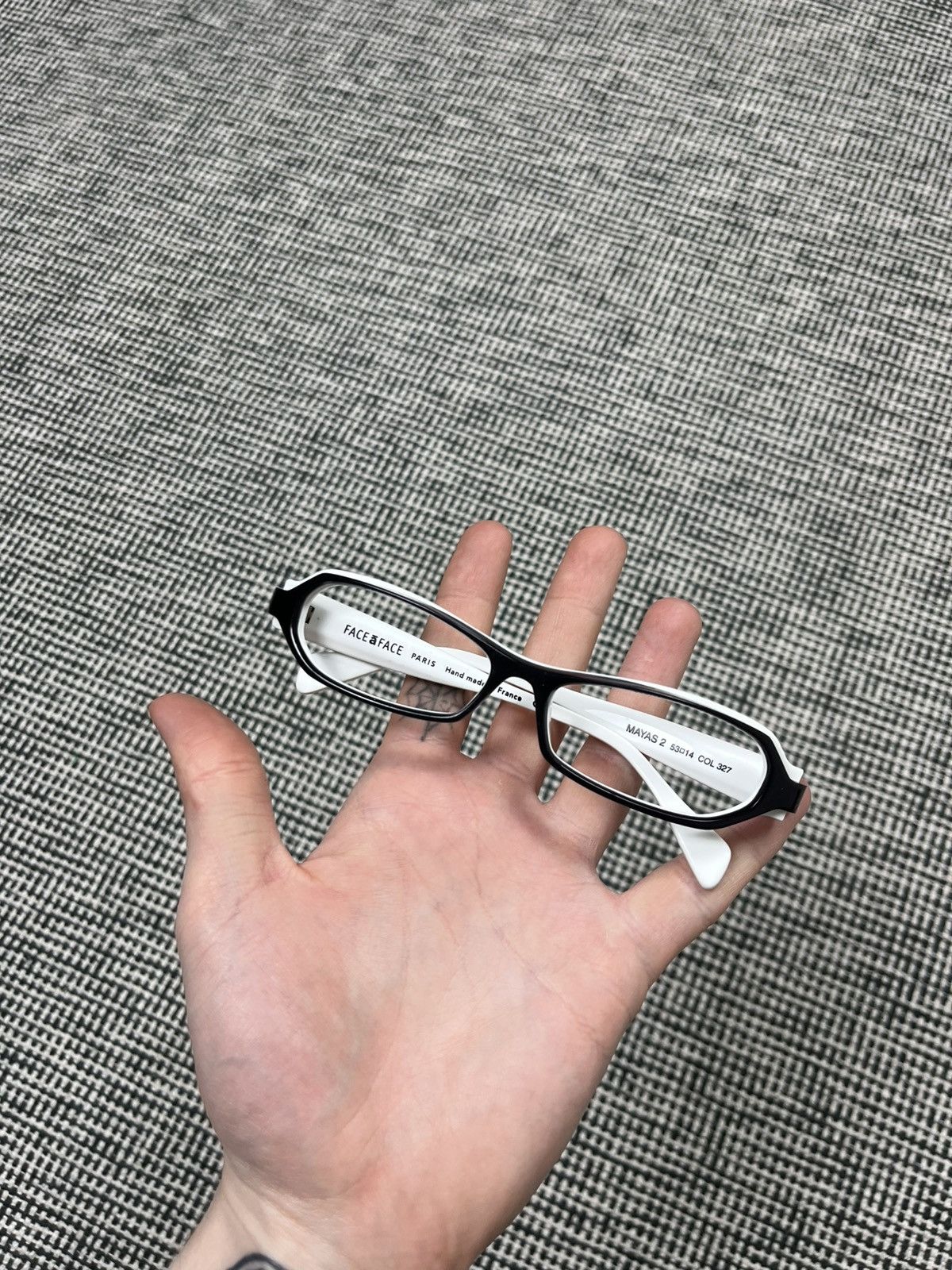 Designer Bayonetta style frames hand made France face a face glasses Size ONE SIZE - 1 Thumbnail