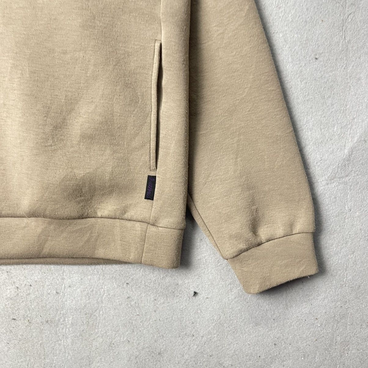 Gramicci Gramicci Minimal Logo Hoodie Beige Outdoor Streetwear Size US L / EU 52-54 / 3 - 4 Thumbnail