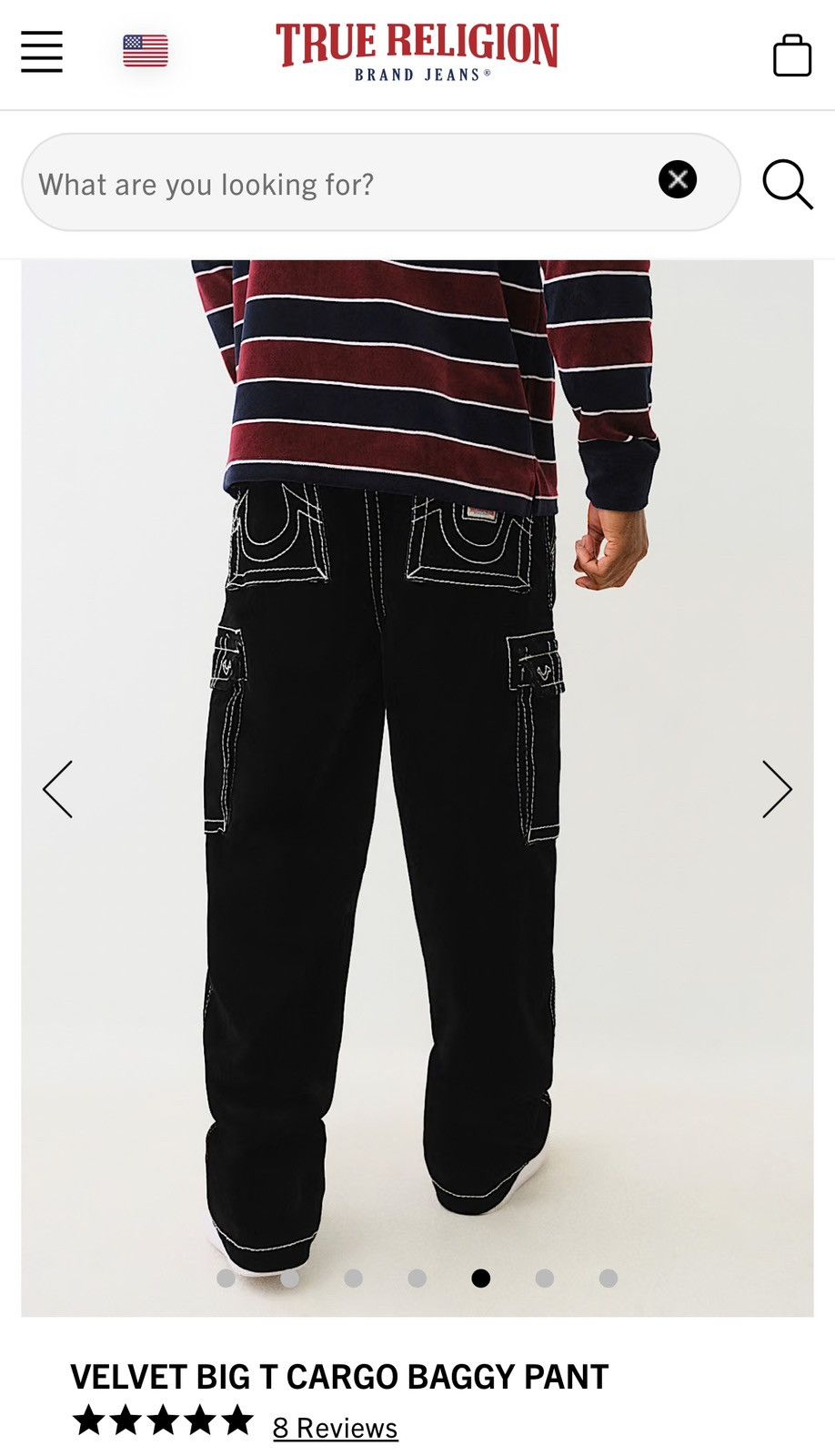 True Religion True Religion Cargo Pants Size US 34 / EU 50 - 5 Thumbnail